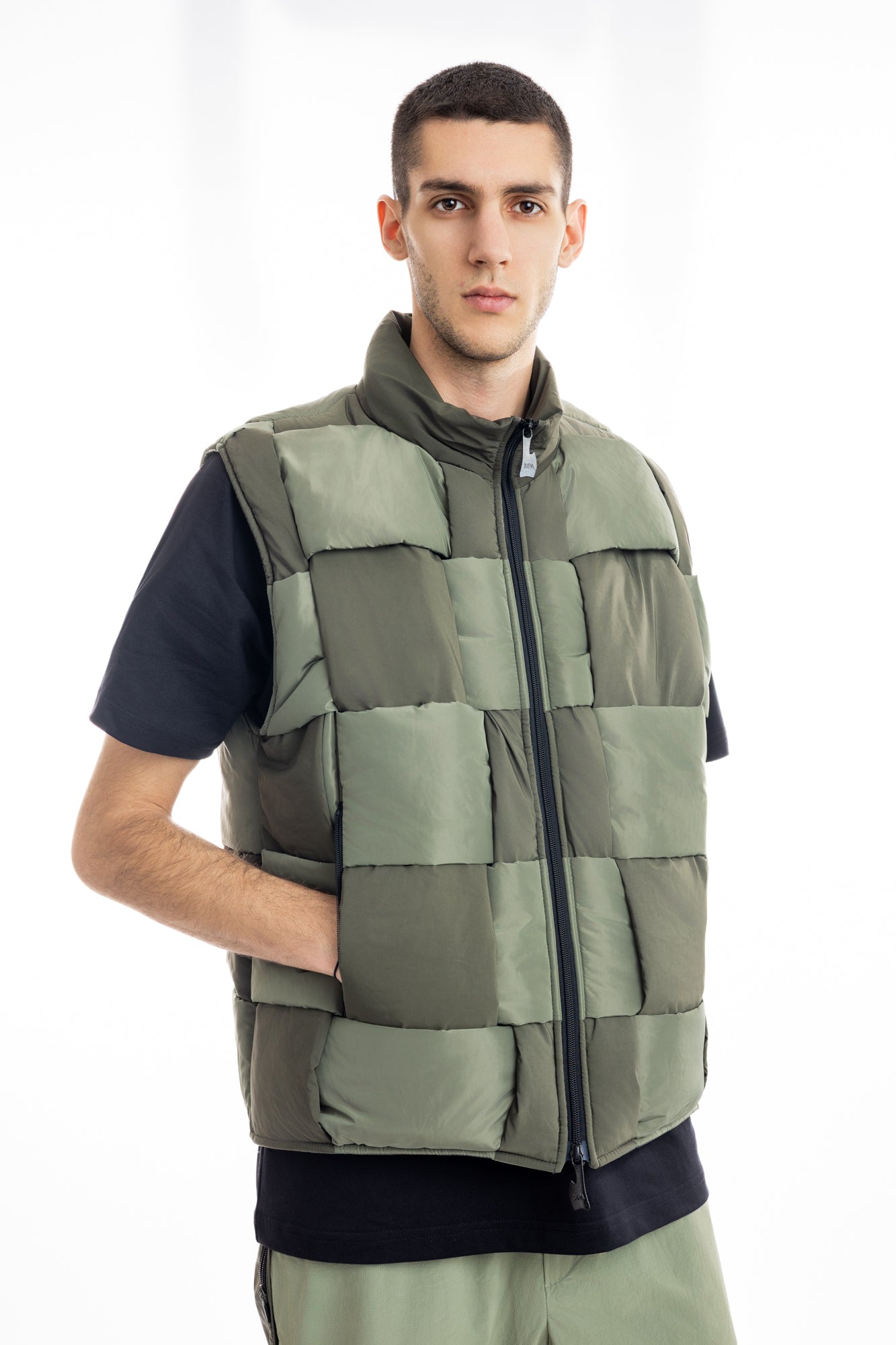 （2025ss）Theory luxe Lush Linen Vita Vest Luda - Intertwined Vest Green – LUD/A Shop