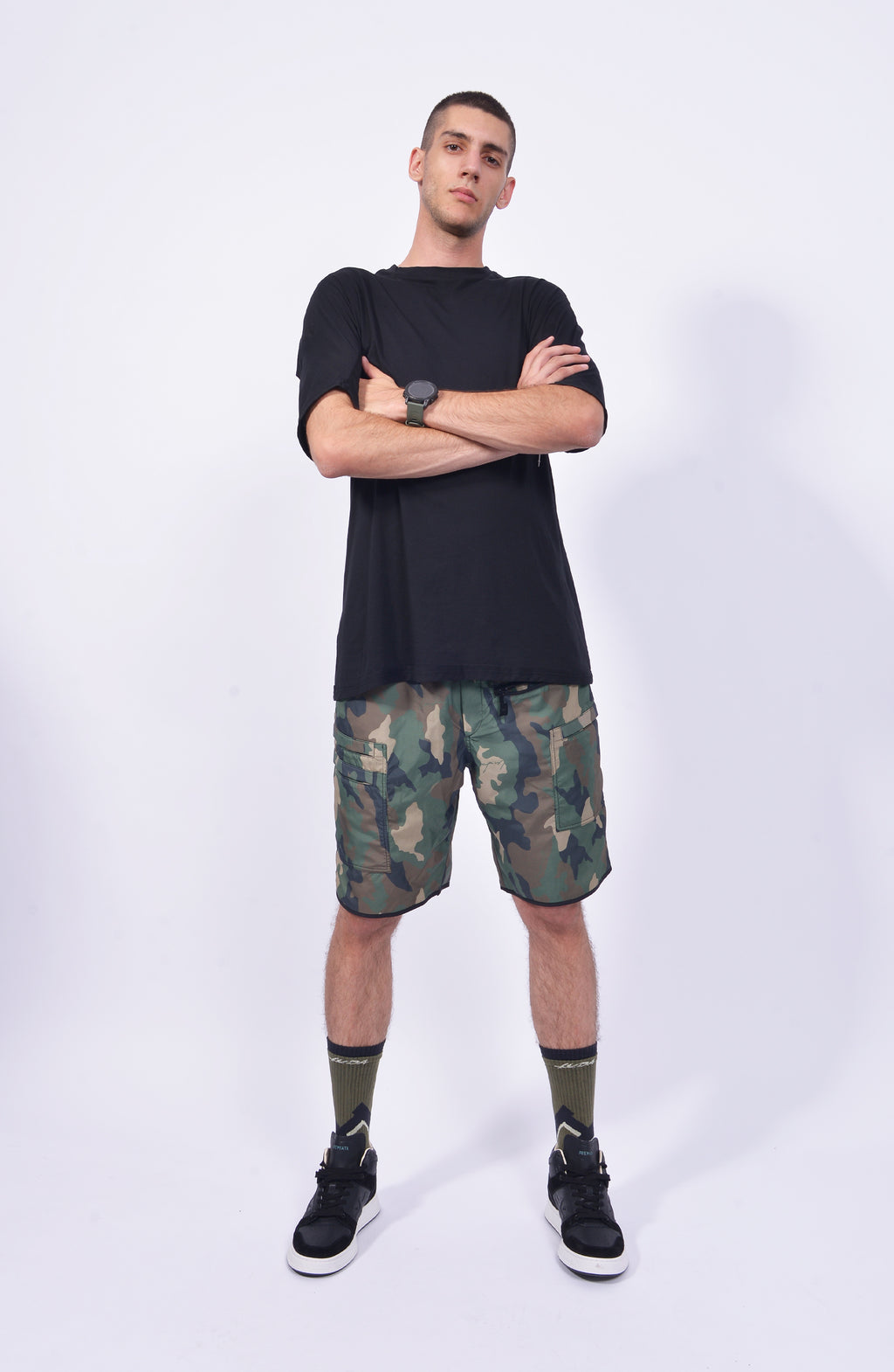 Luda - Camo Double Pocket Shorts
