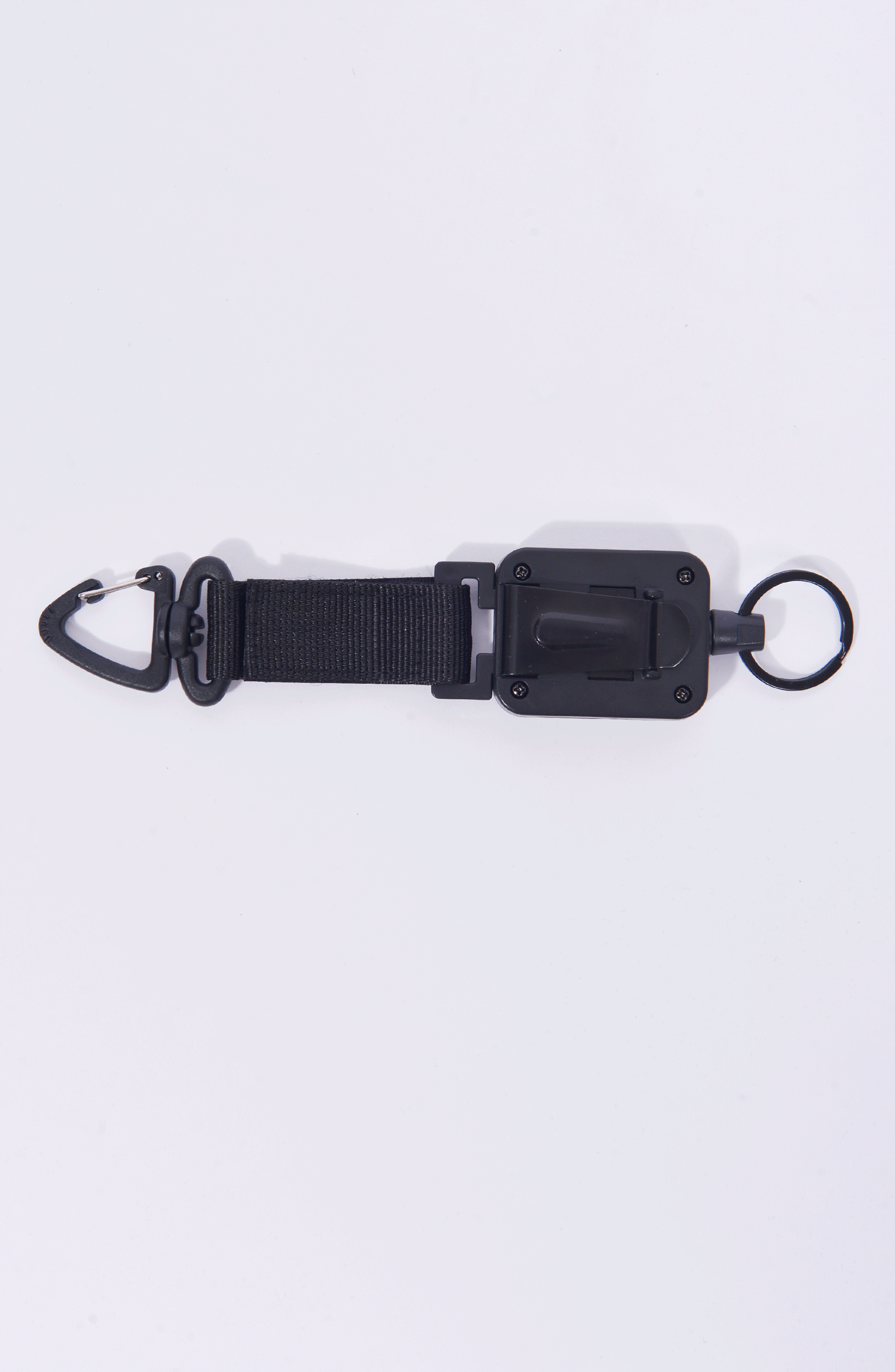 Luda - Black Retractable Keychain
