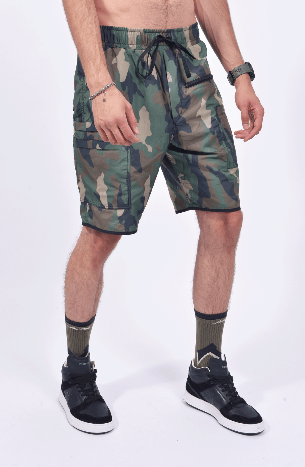 Luda - Camo Double Pocket Shorts