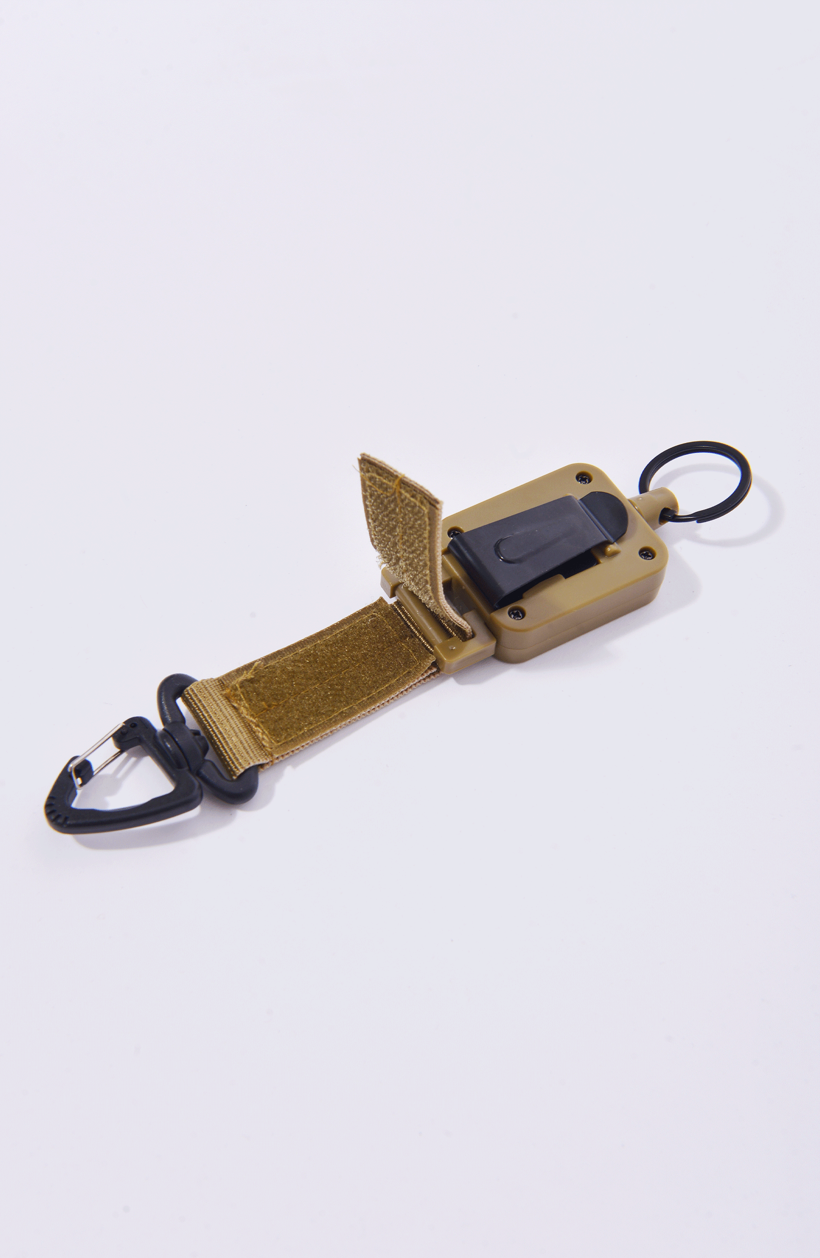 Luda - Khaki Retractable Keychain