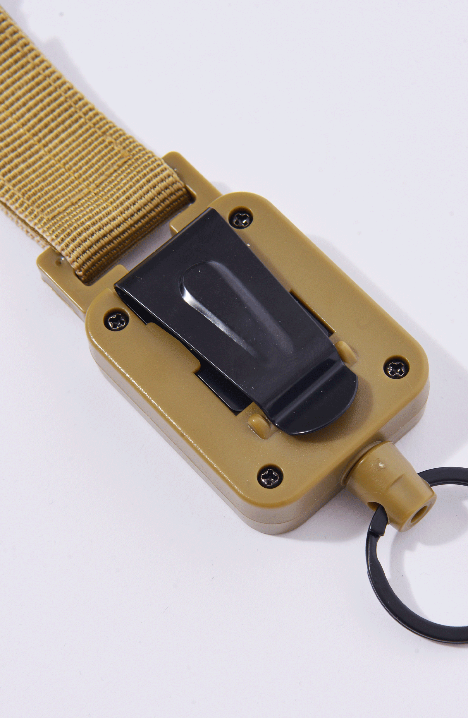 Luda - Khaki Retractable Keychain