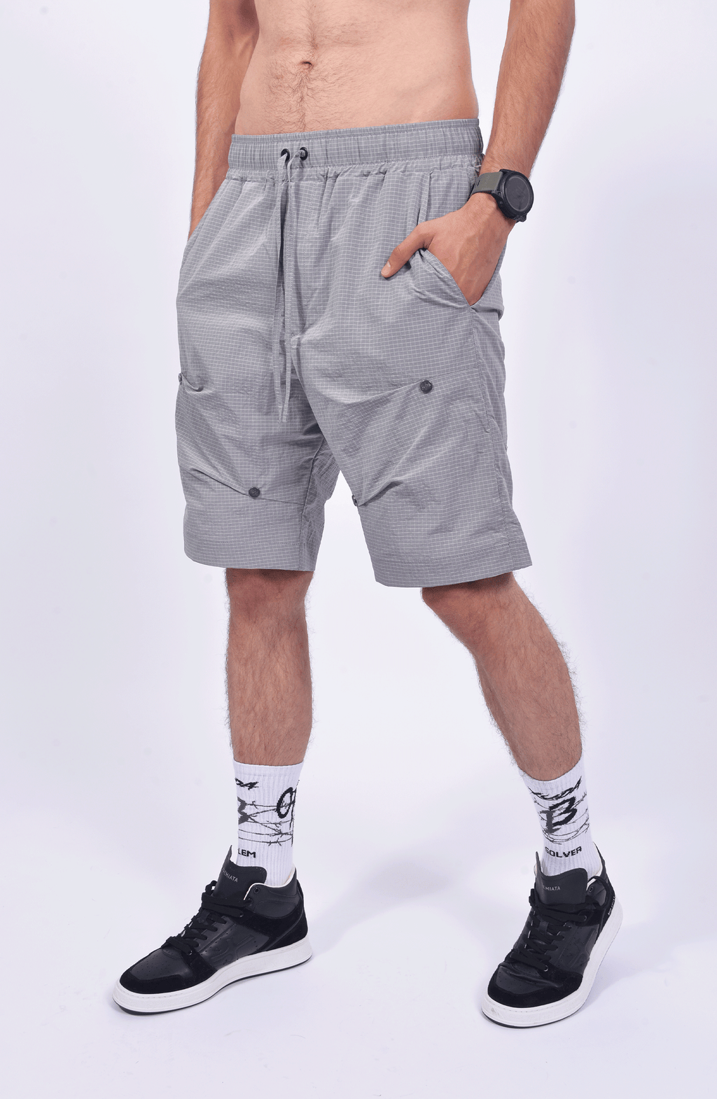 Luda - Grey Tackon Shorts