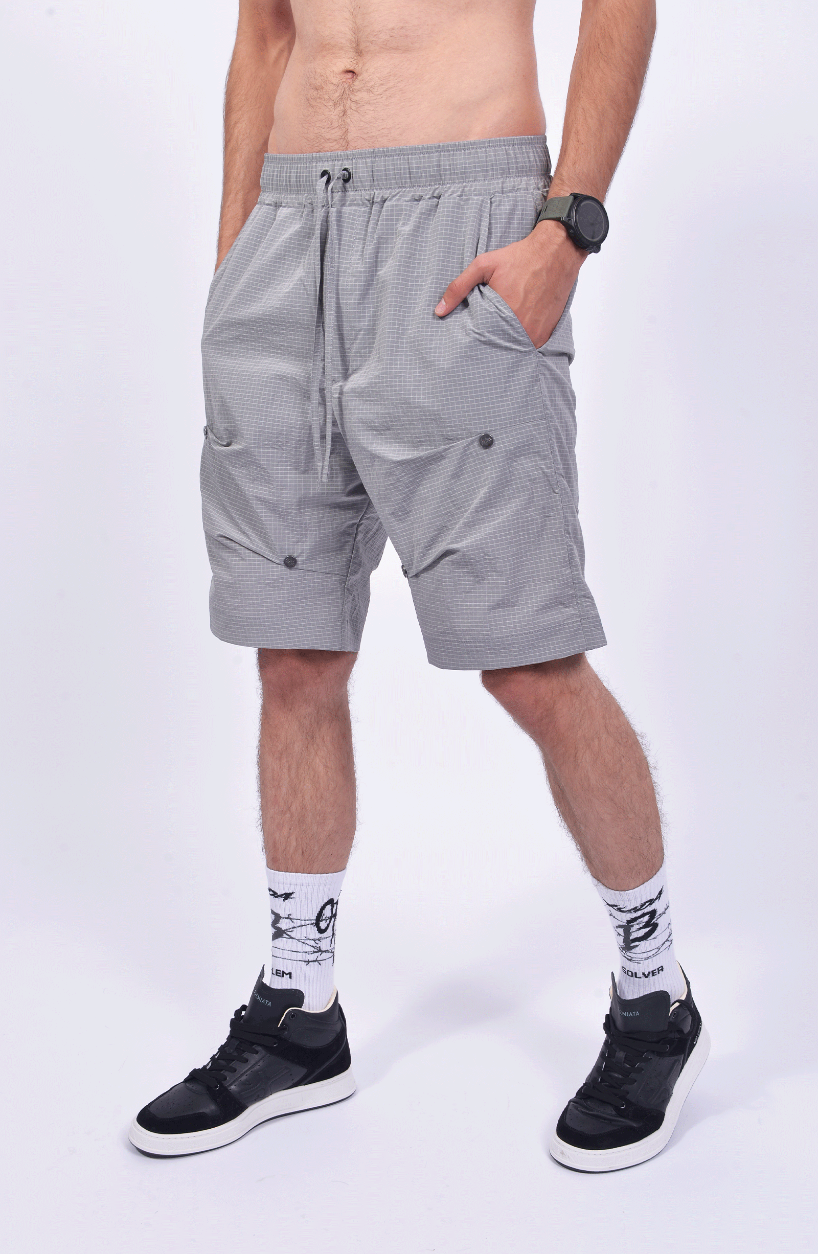 Luda - Grey Tackon Shorts