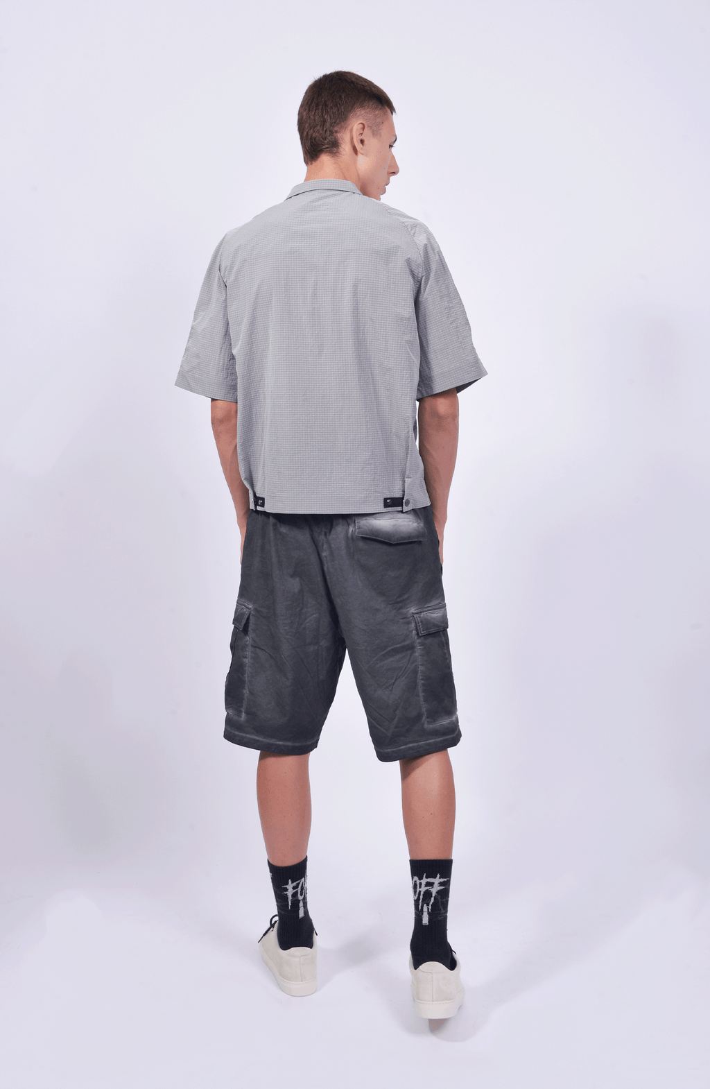 Luda - Short Sleeve Overshirt - Grey