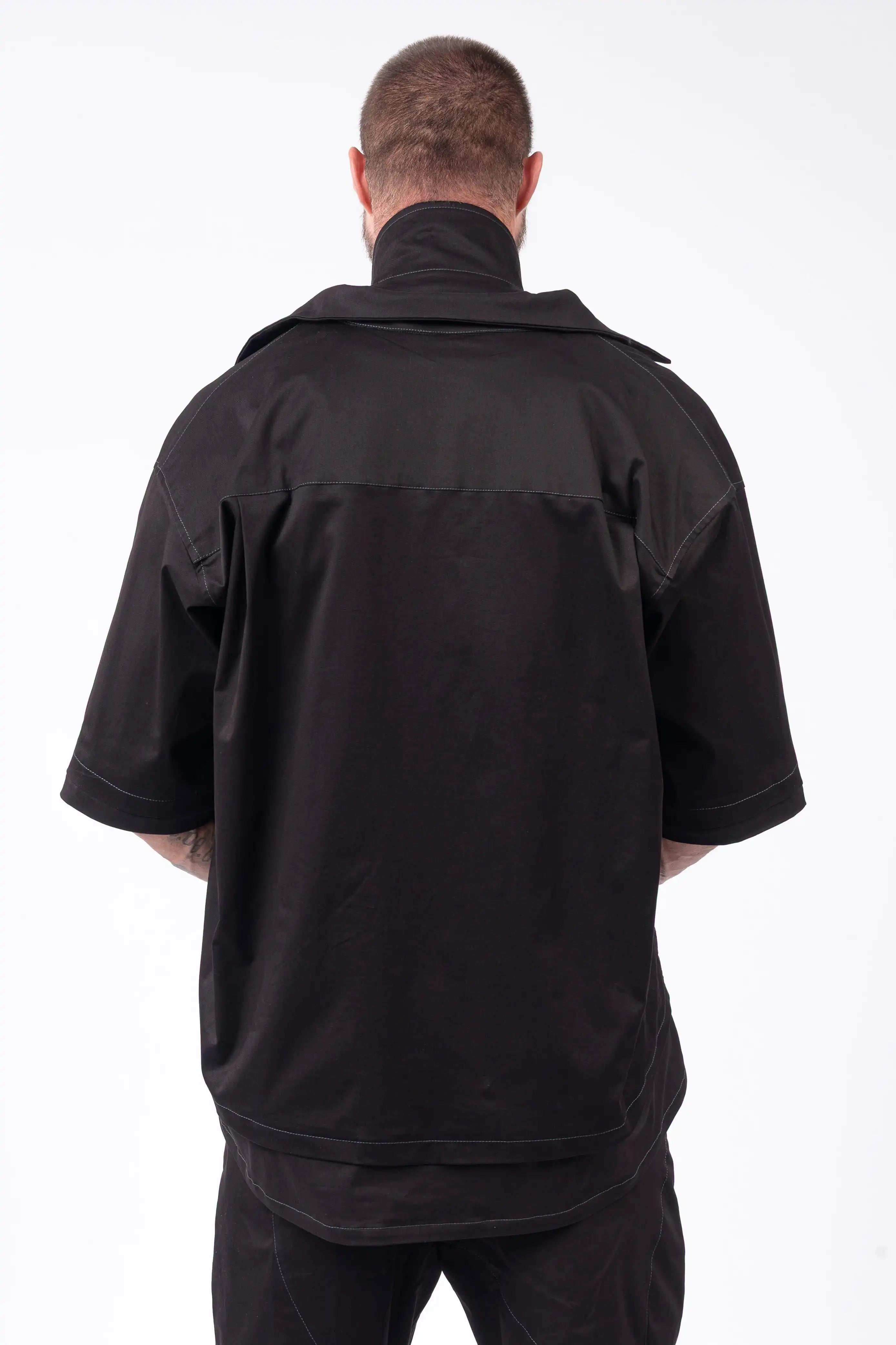 Luda - Double Black Oversized Shirt
