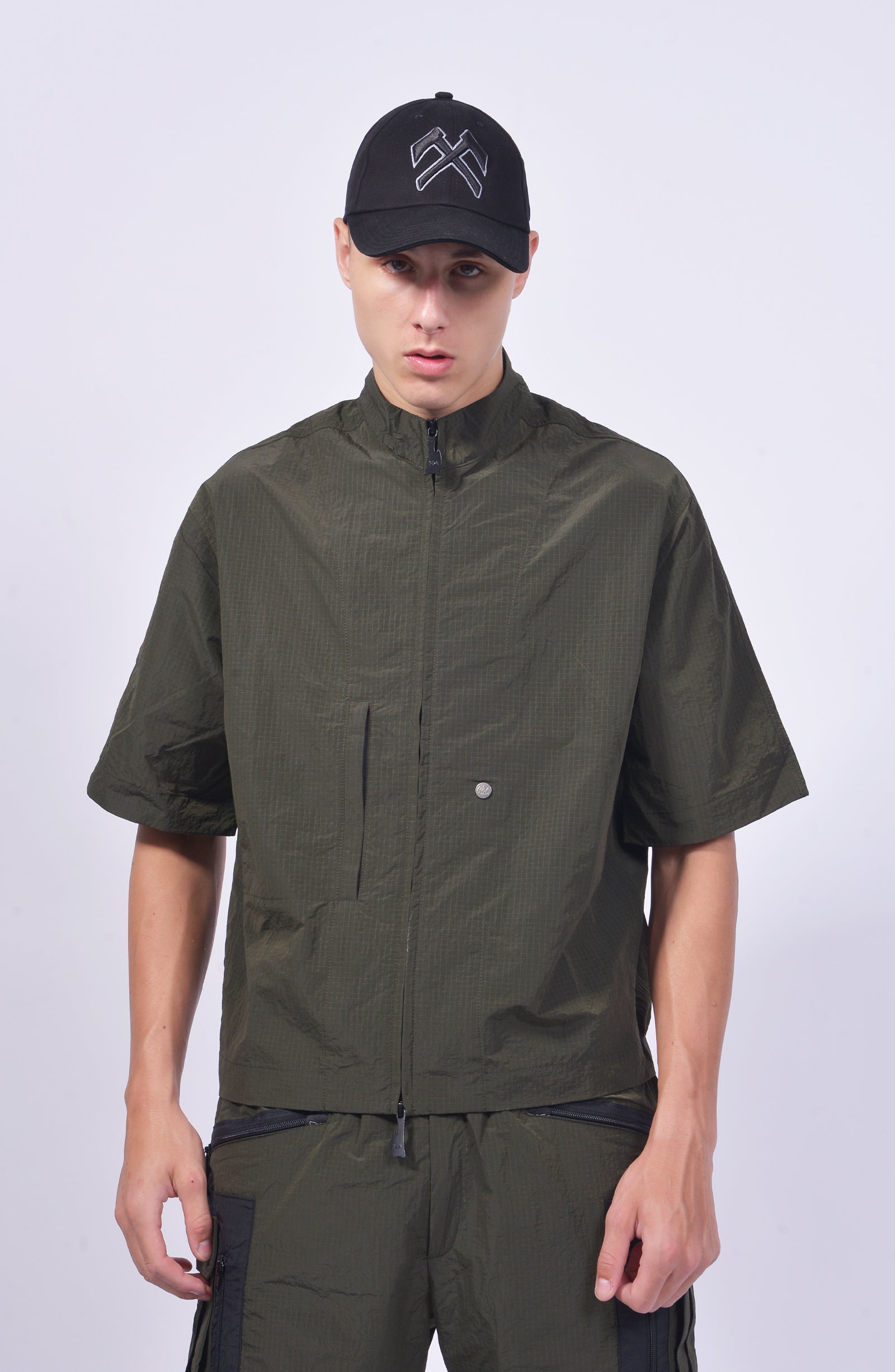 Luda - Short Sleeve Overshirt - Green