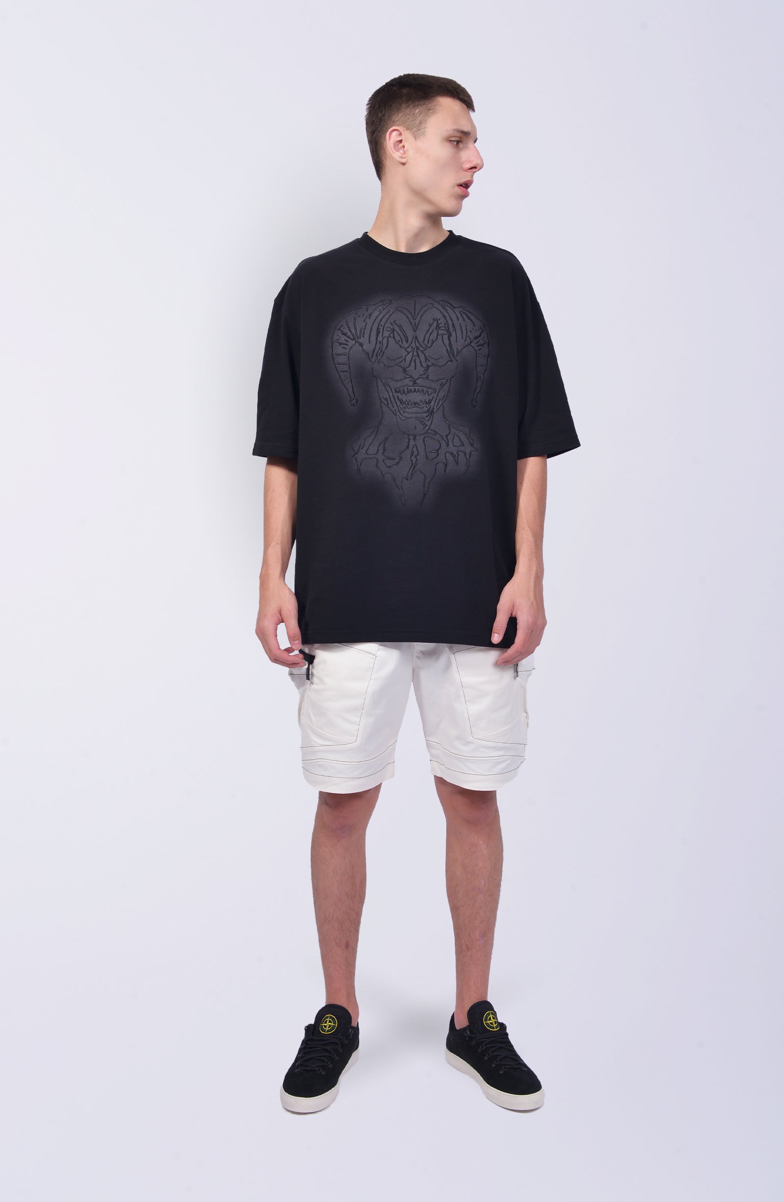 Luda - Buckle Shorts - White