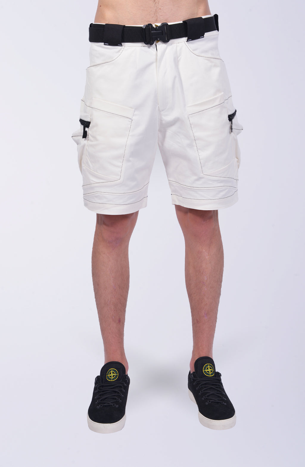 Luda - Buckle Shorts - White