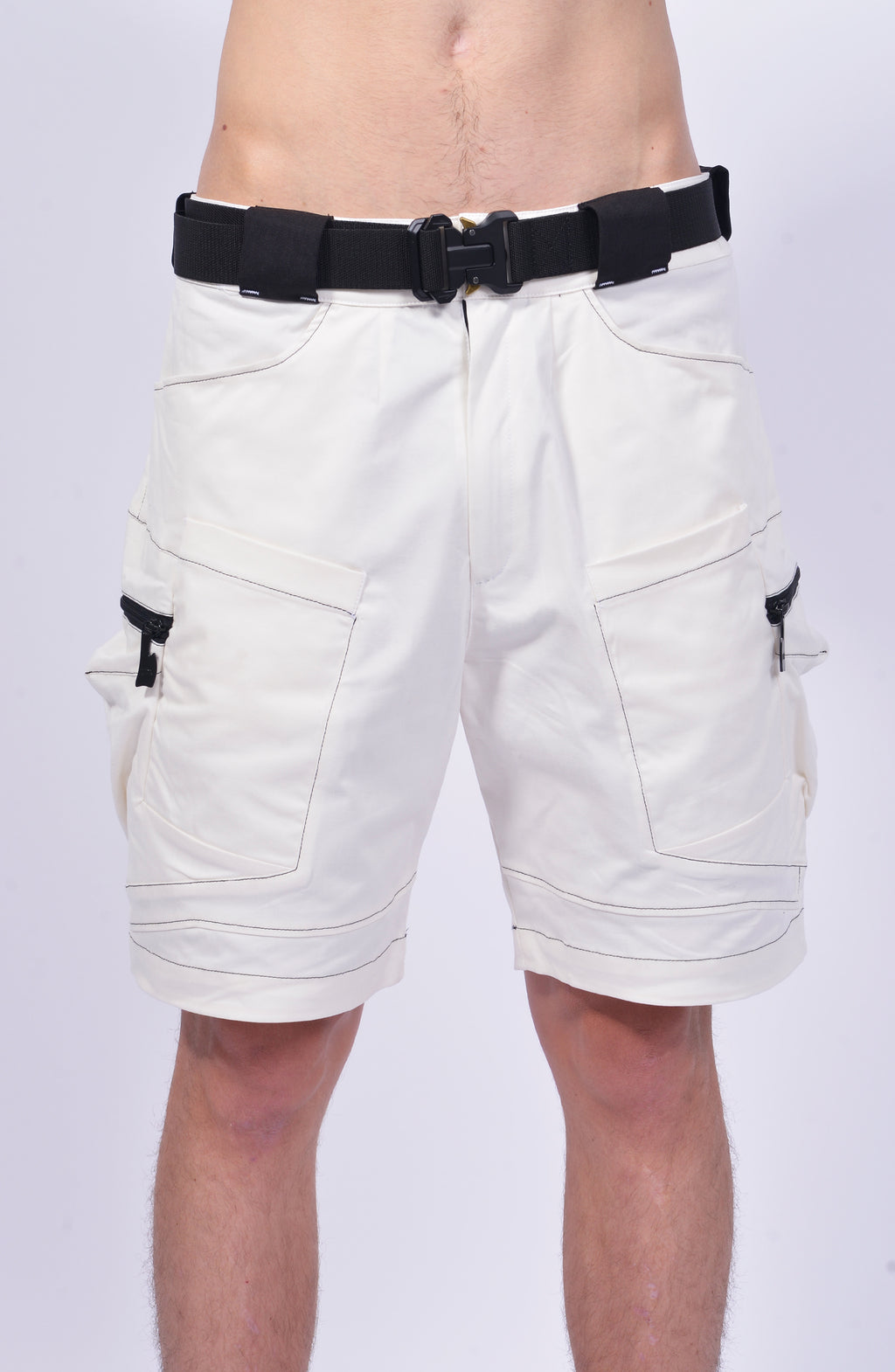 Luda - Buckle Shorts - White