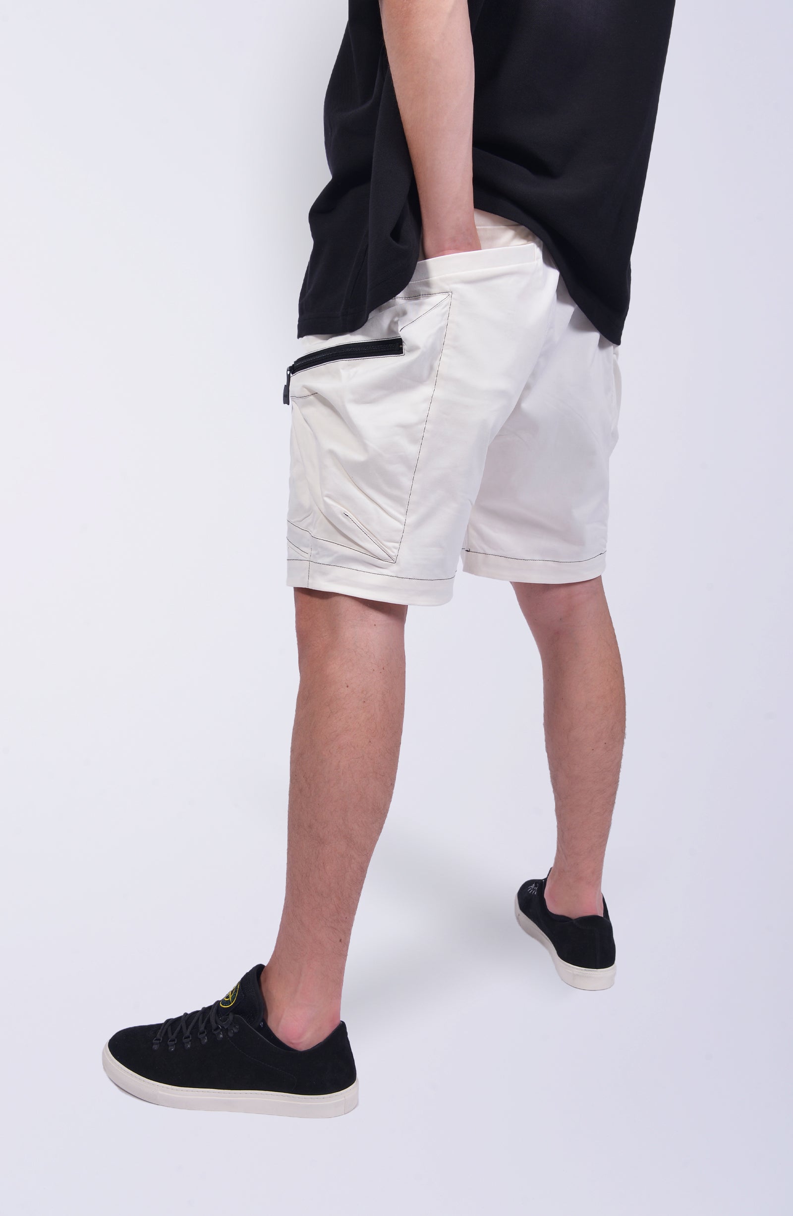 Luda - Buckle Shorts - White