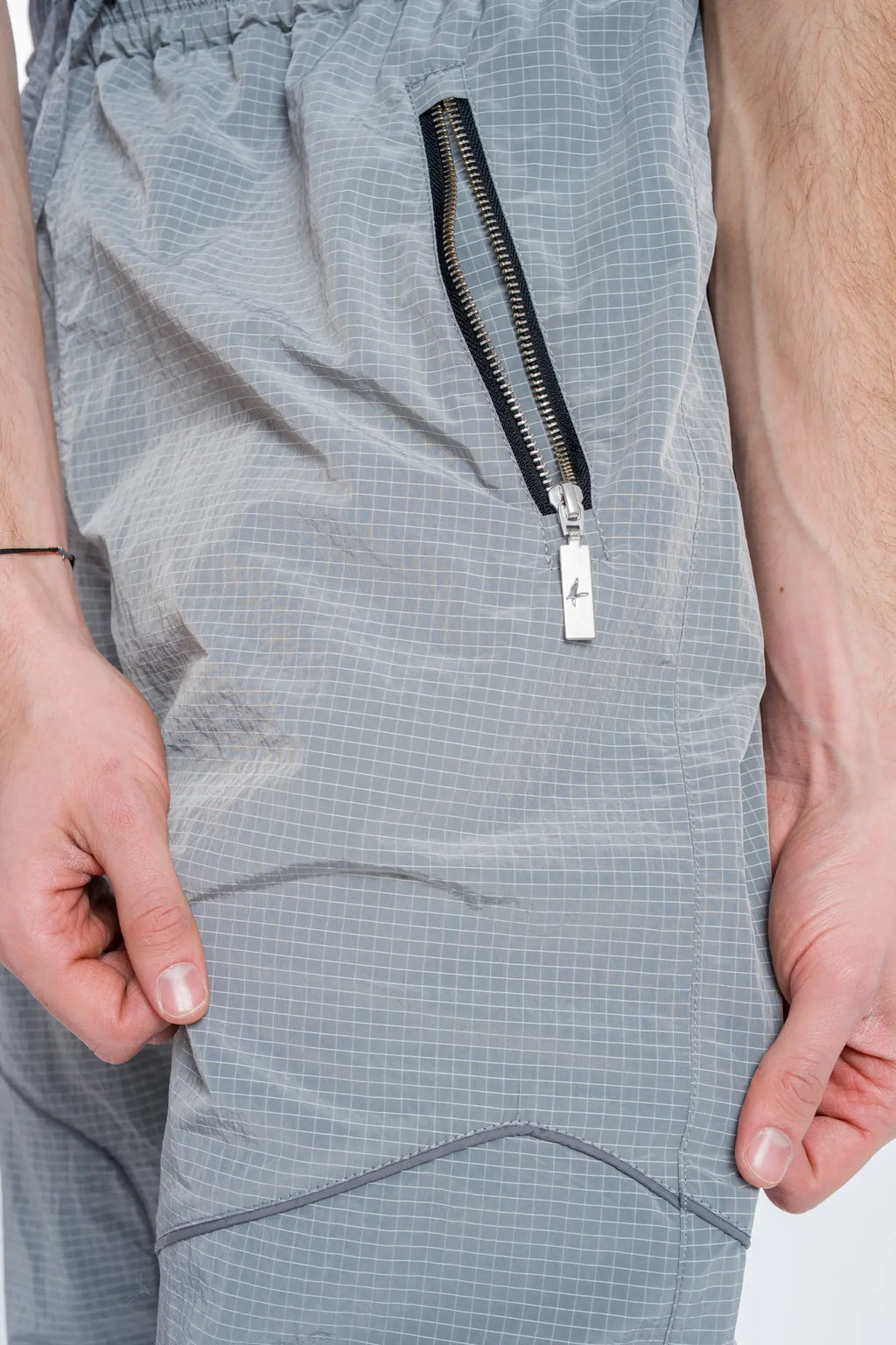 Luda - Grey Ripstop Pants