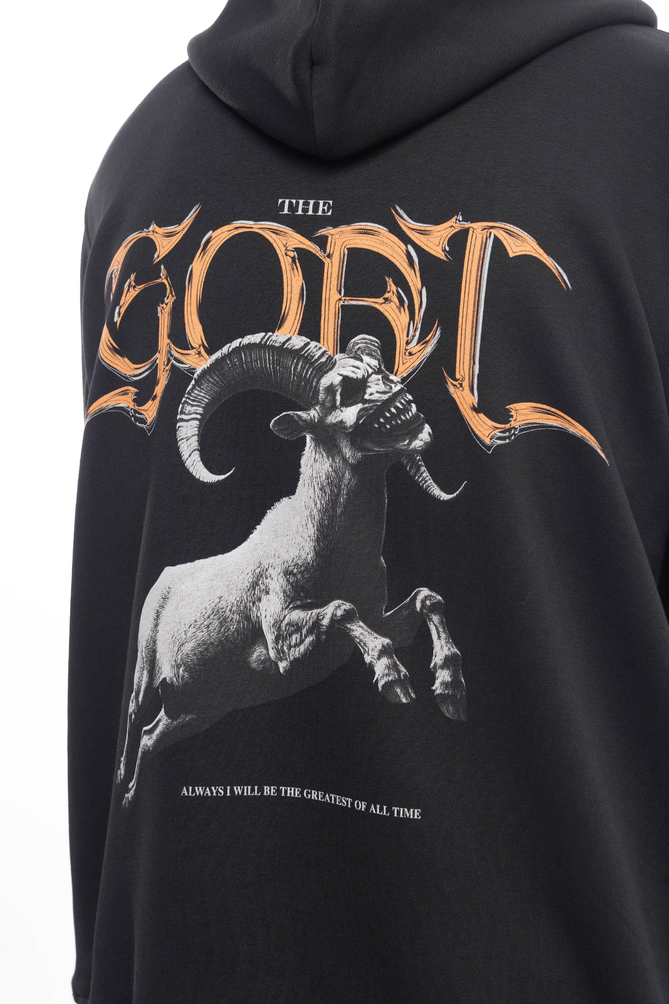 トップス BROOKLYNPROJECTS : BP GOAT HOODIE Men's Hooded Sweatshirt - Ezekiel 25:17 - Luda – LUD/A Shop