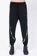 Luda - Elasticated Cuff Pants Black
