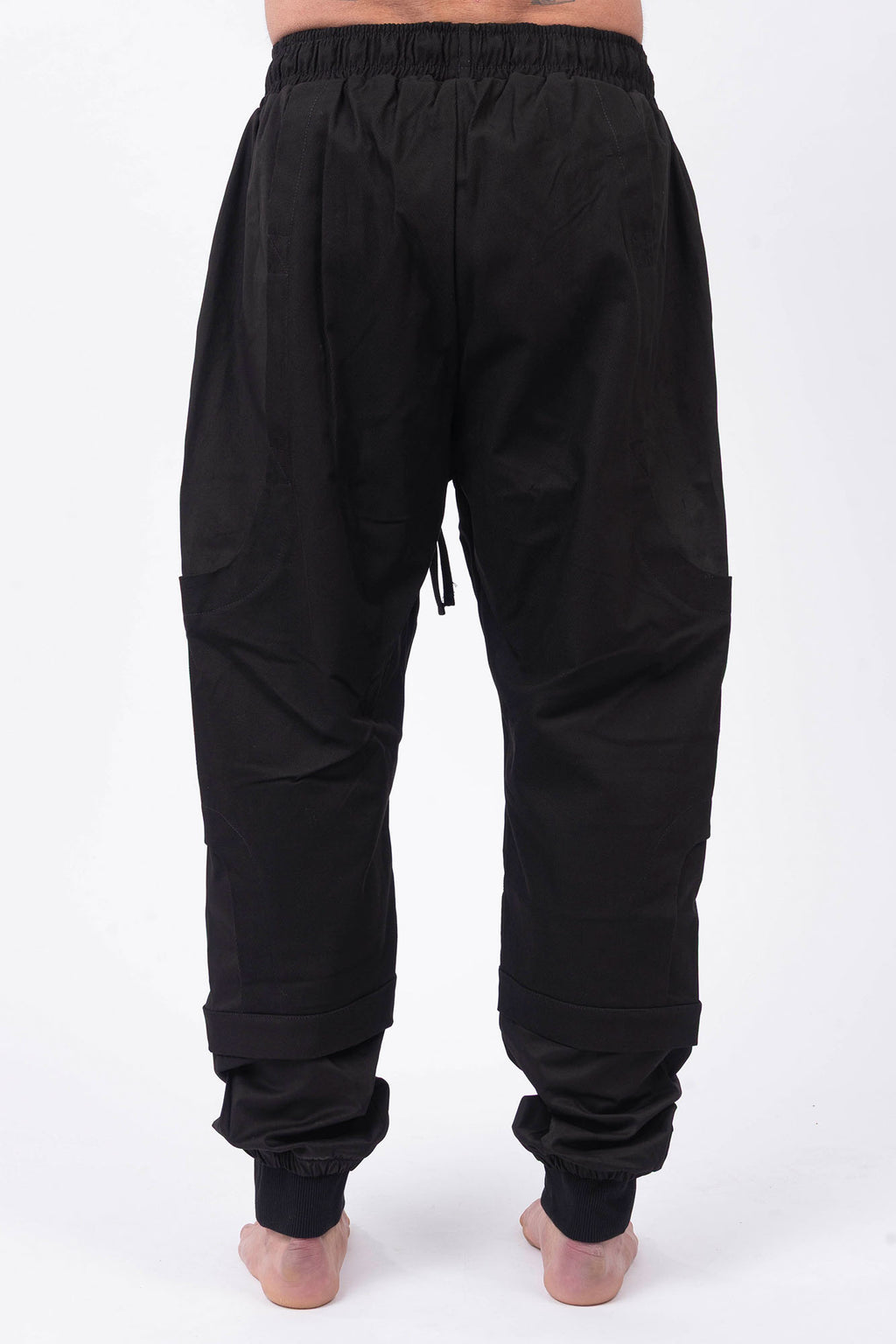 Luda - Diagonal Black Trousers