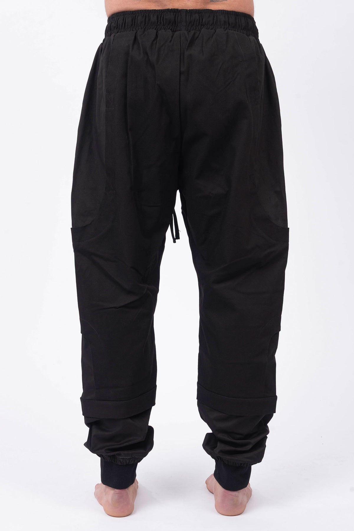 Luda - Diagonal Black Trousers