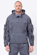 Luda - Grey Dyed Polyester Jacket