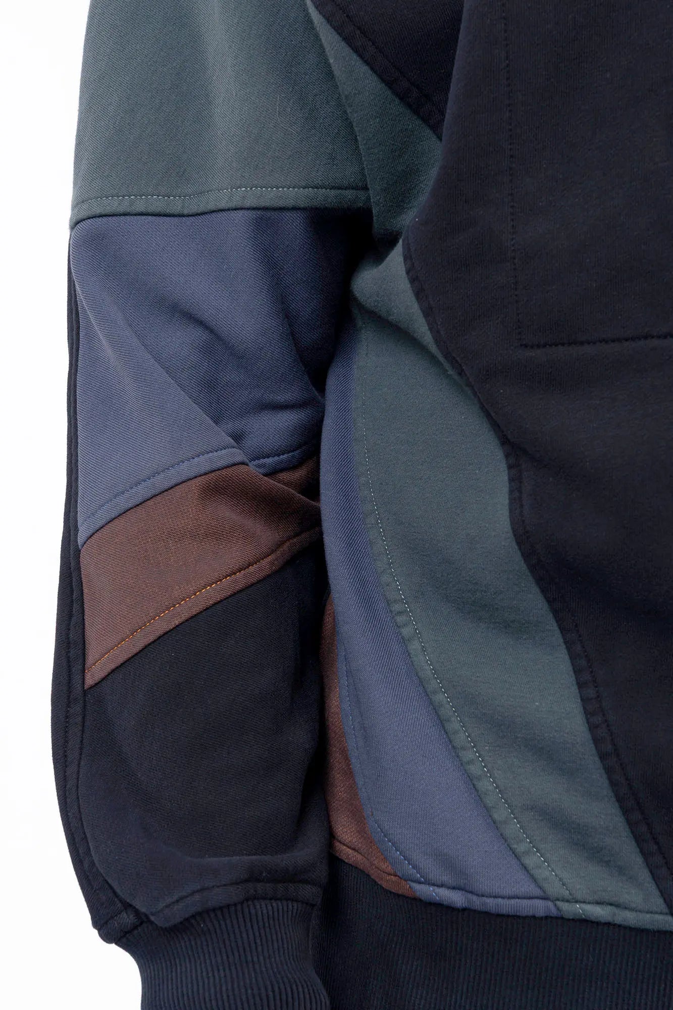 Luda - Bones Multicolor Hoodie Garment Dyed