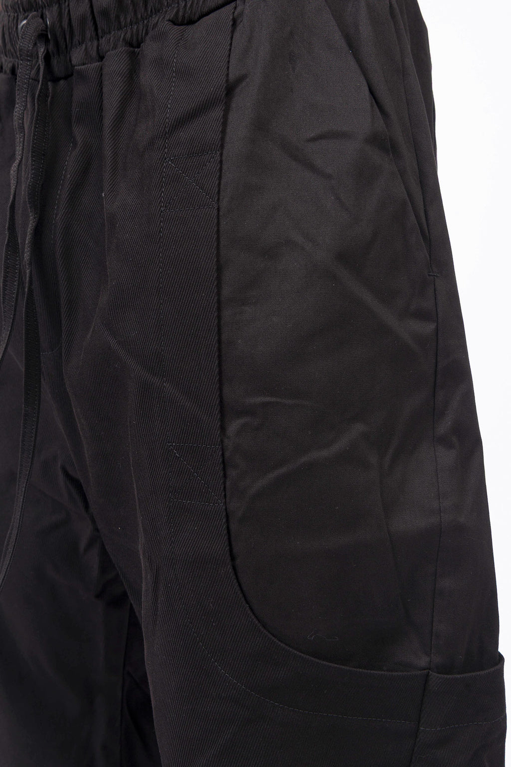 Luda - Diagonal Black Trousers