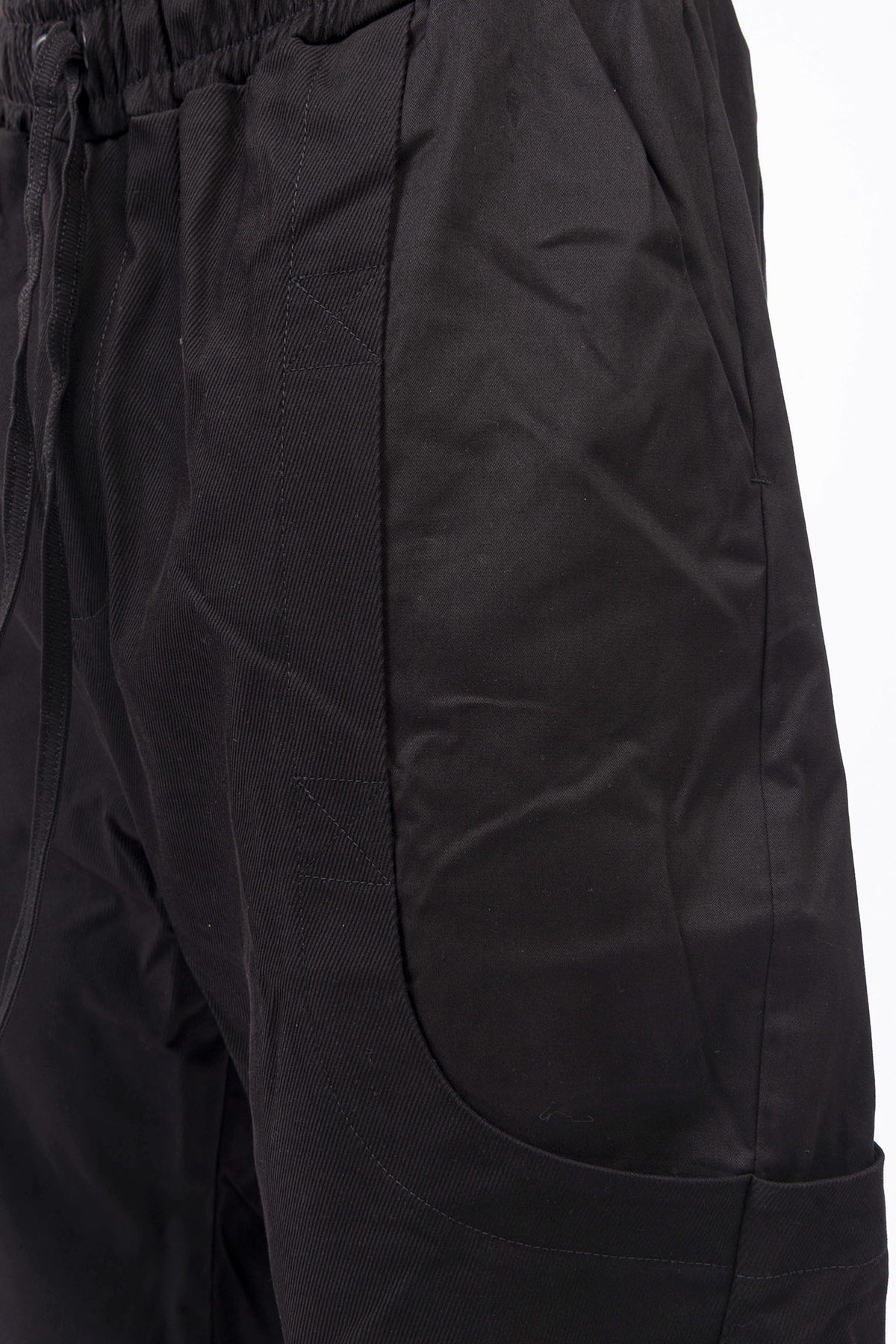 Luda - Diagonal Black Trousers