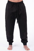 Luda - Diagonal Black Trousers