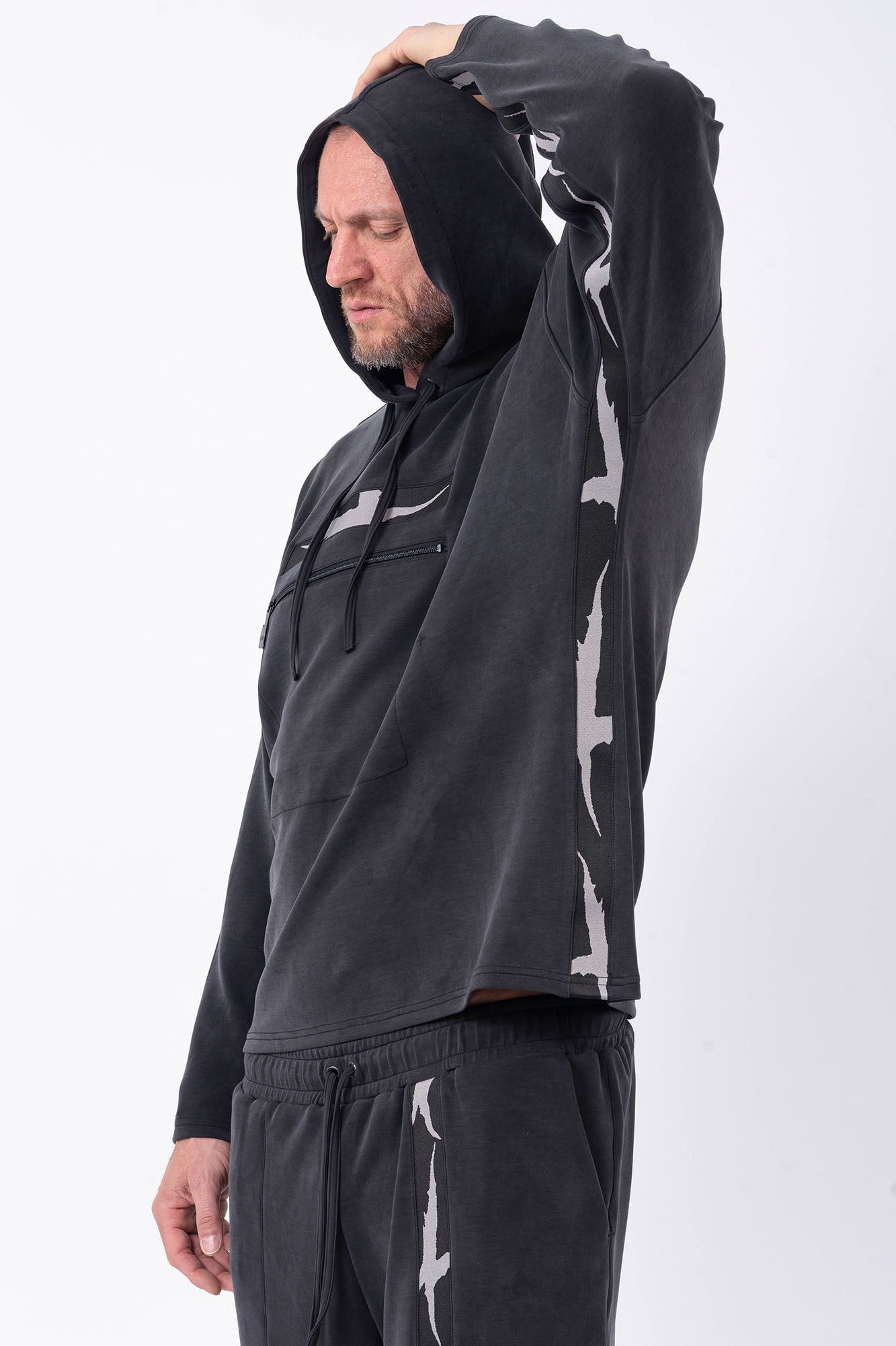 Luda - Stretch Striped Hoodie