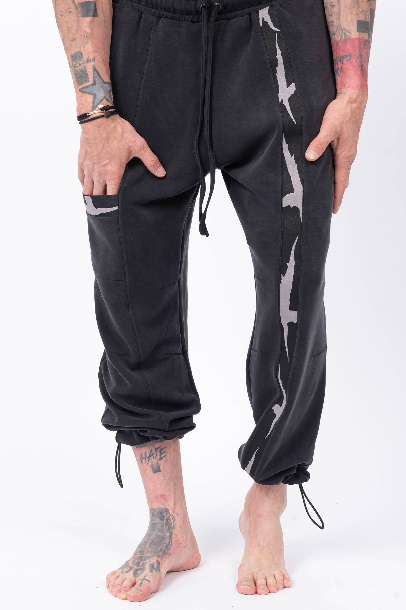 Luda - Elastic Striped Pants