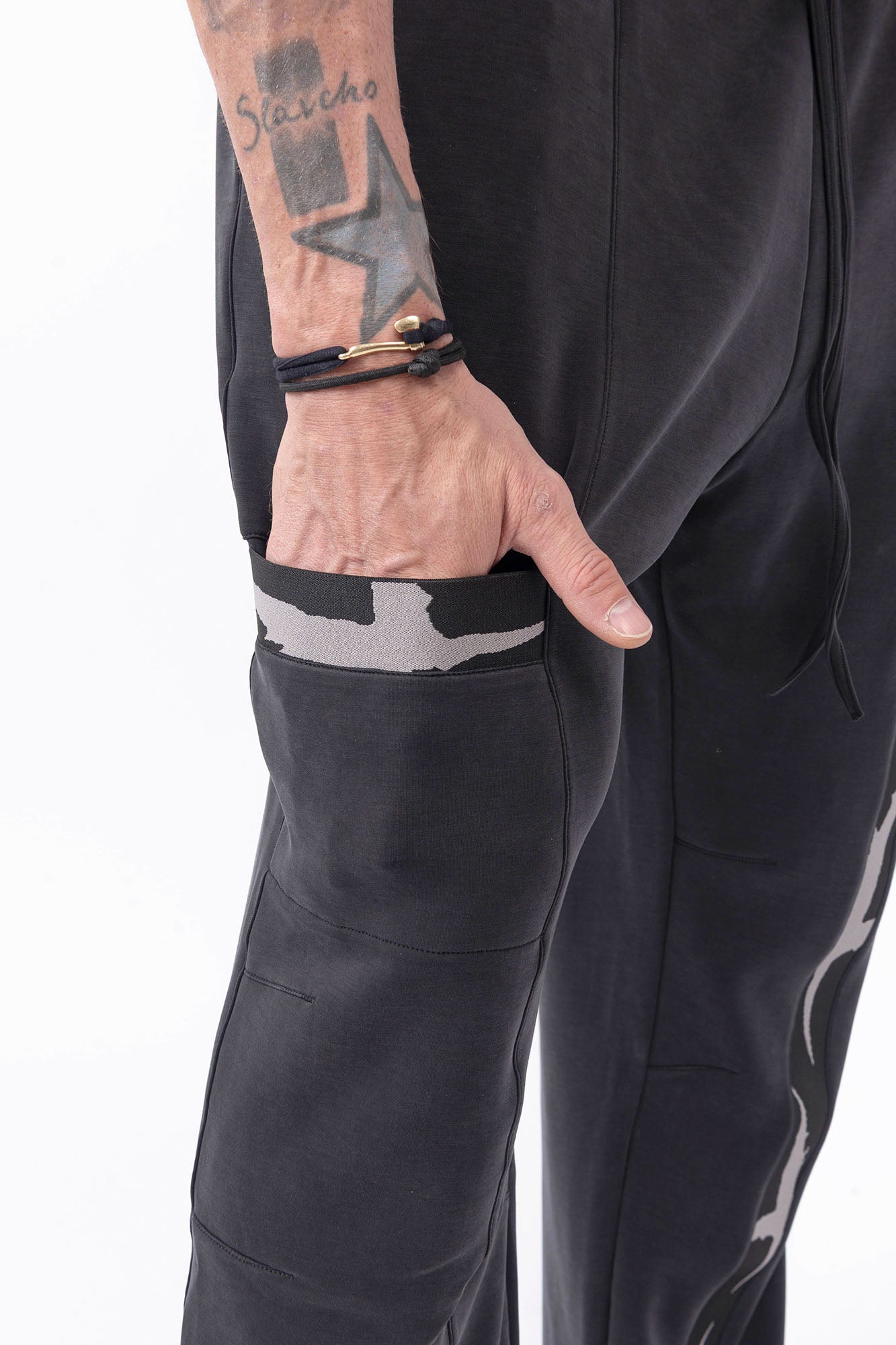 Luda - Elastic Striped Pants