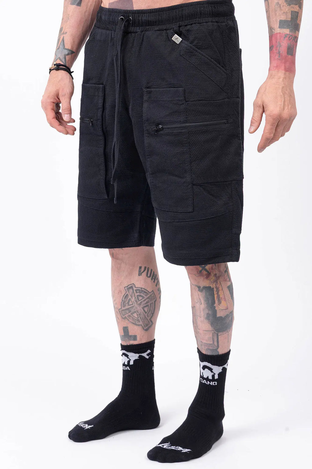 Luda - Cargo Ziggy Shorts - Black