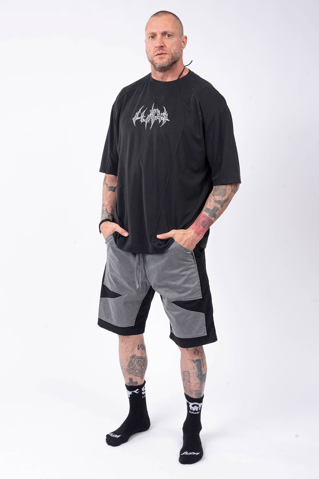 Luda - Cotton Jagged Shorts - Light