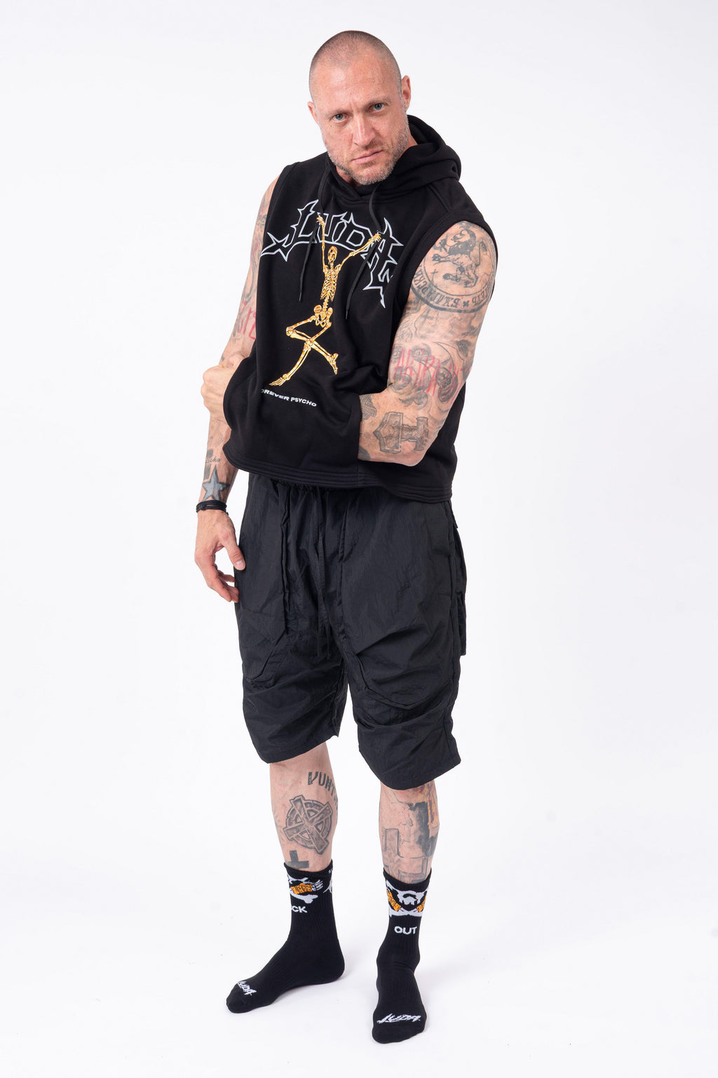 Luda - Skeleton Hooded Vest