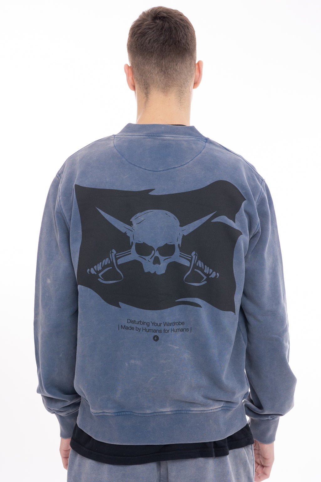 Luda - Pirate Flag Zipper Blouse