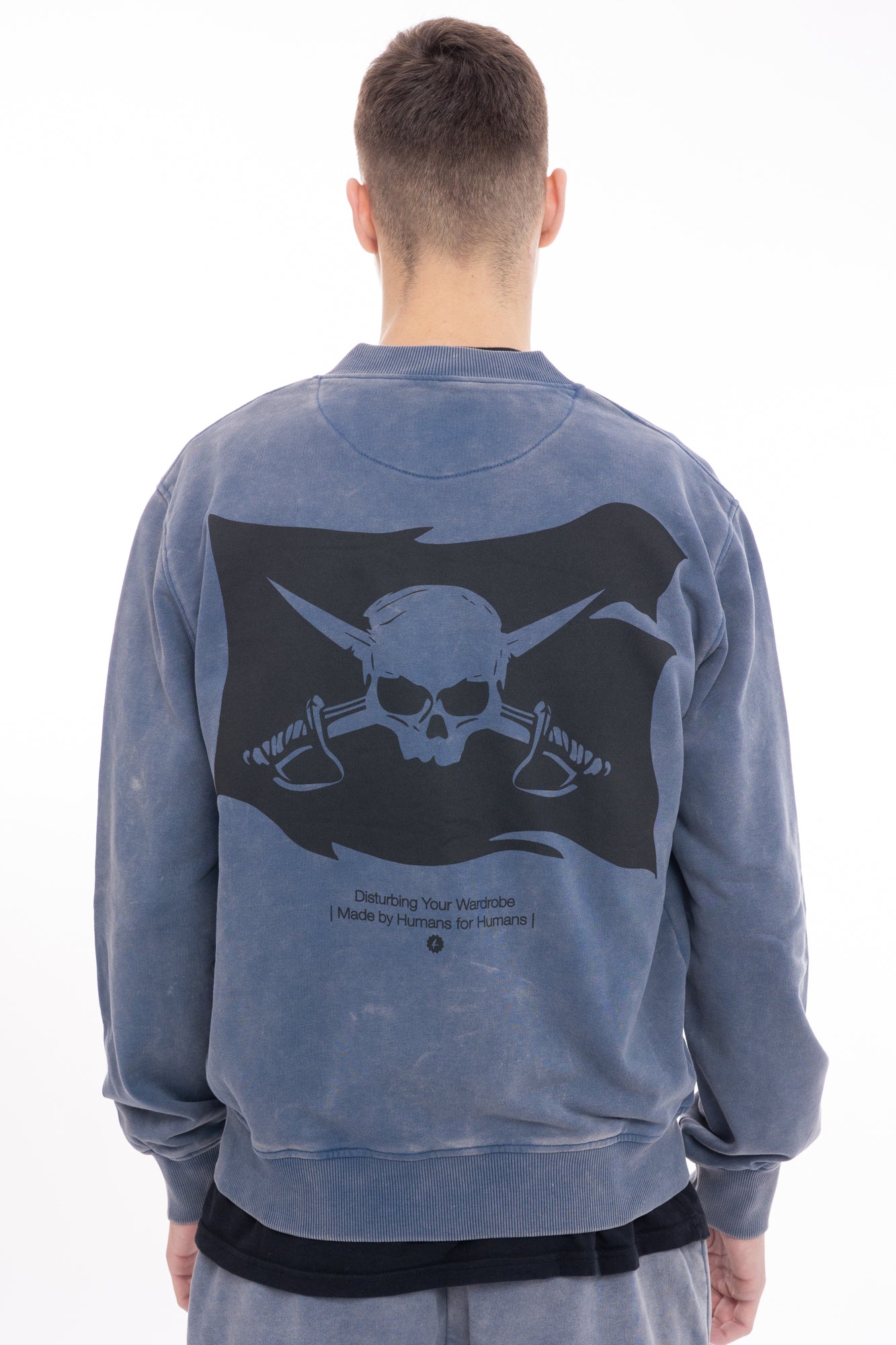 Luda - Pirate Flag Zipper Blouse