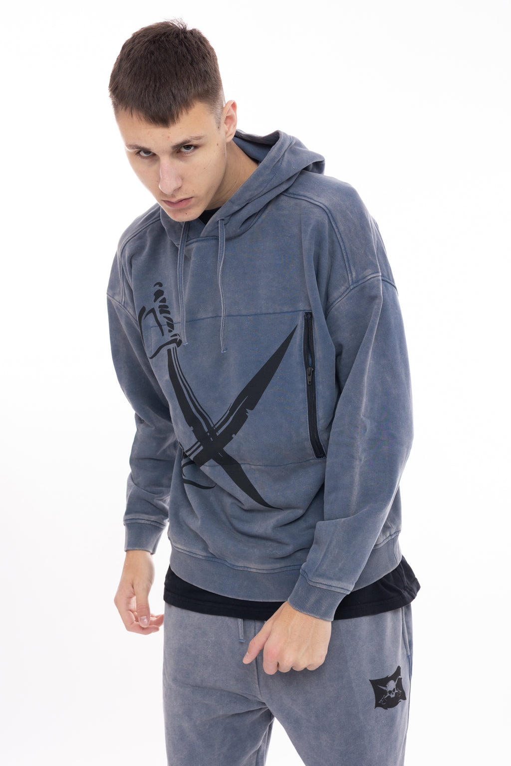 Luda - Pirate Flag Dyed Hoodie