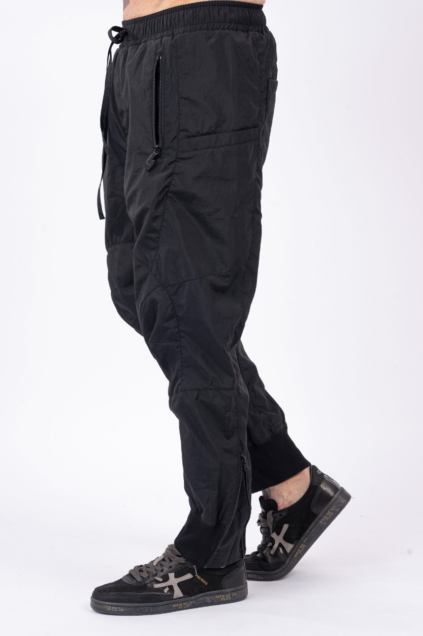 Luda - Black Nylon Pants