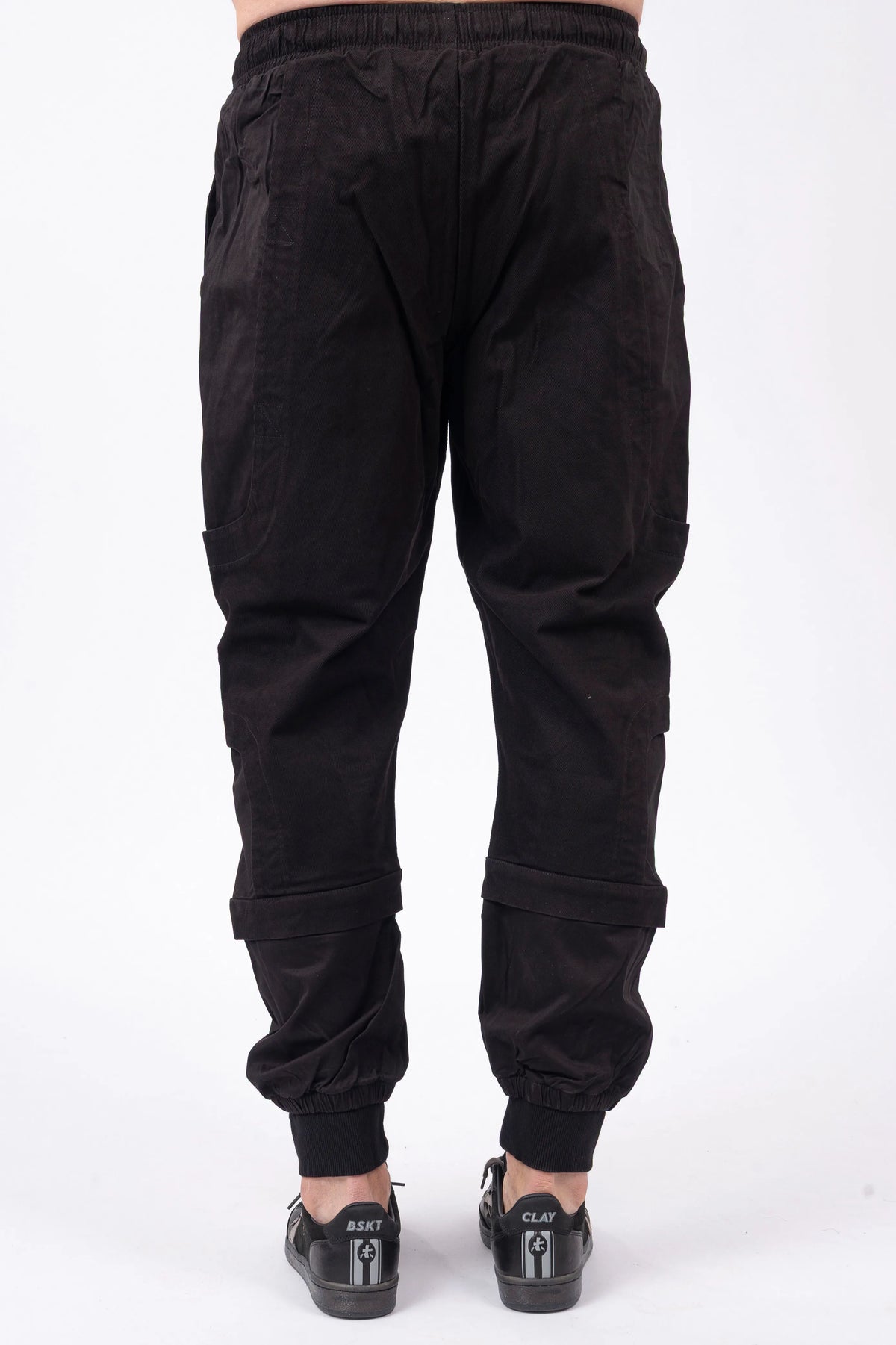 Luda - Diagonal Black Trousers