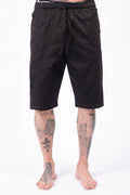 Luda - Asymetric All Black Shorts
