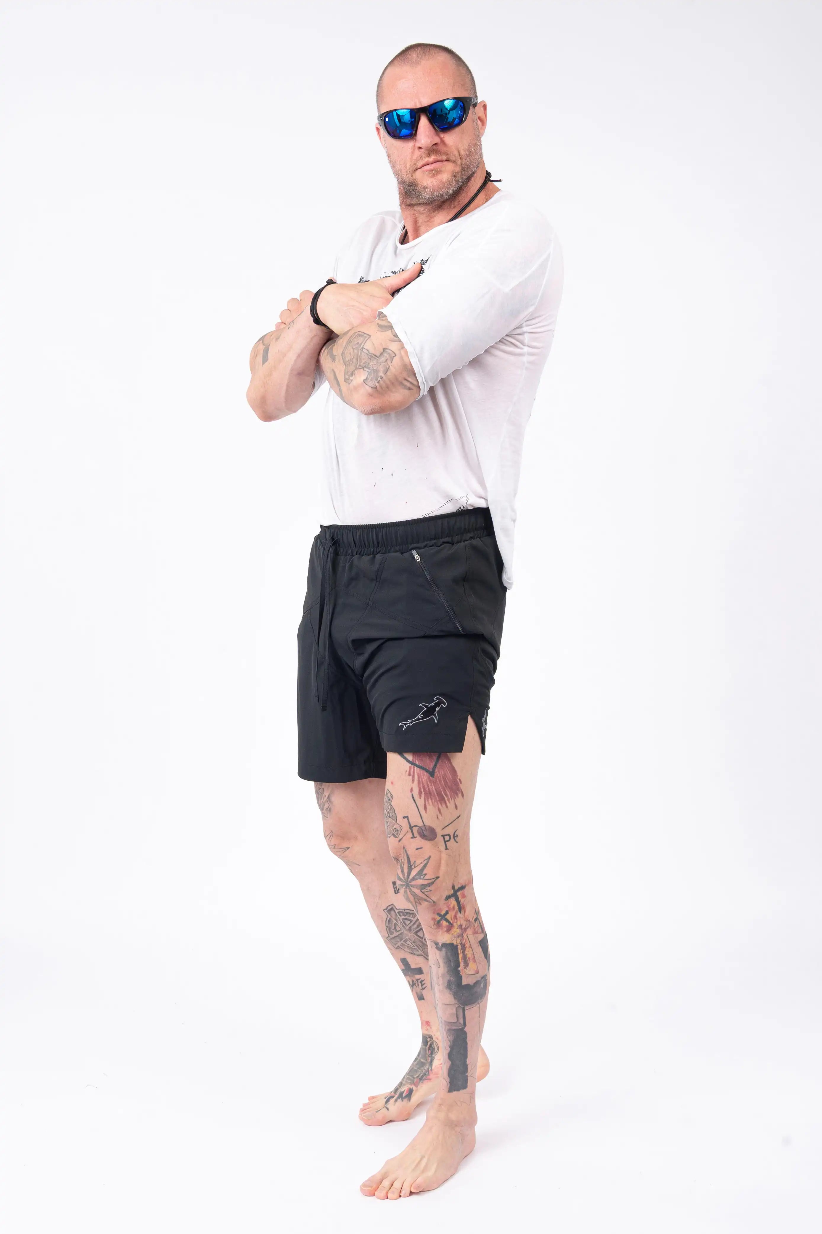 Luda - Black Hammerhead Swim Shorts