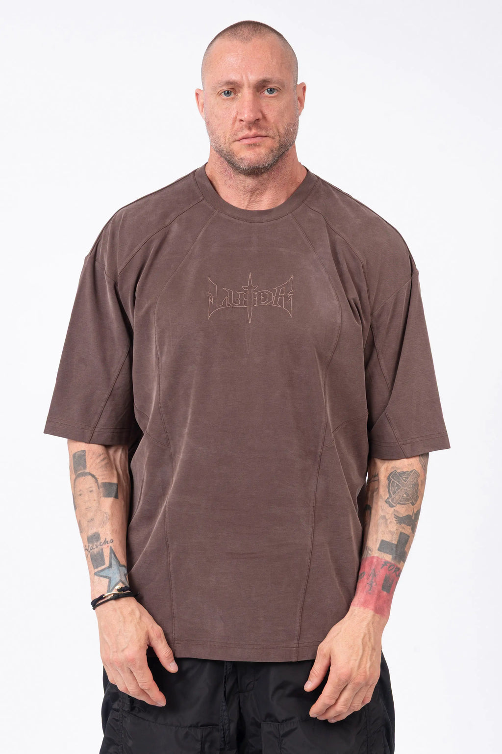 Luda - Fractures Brown T-Shirt