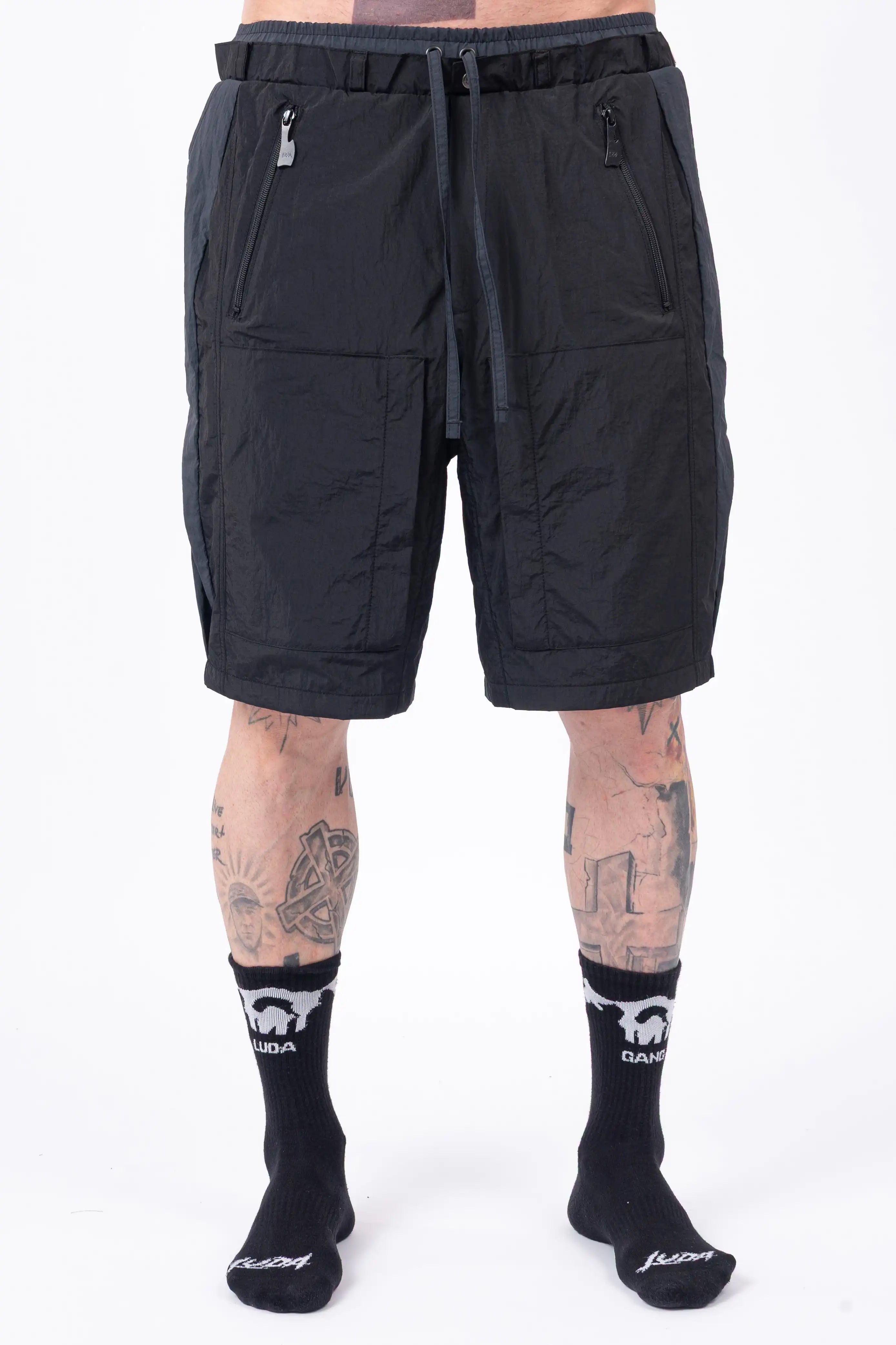 Luda - Cargo Black/Indigo Shorts