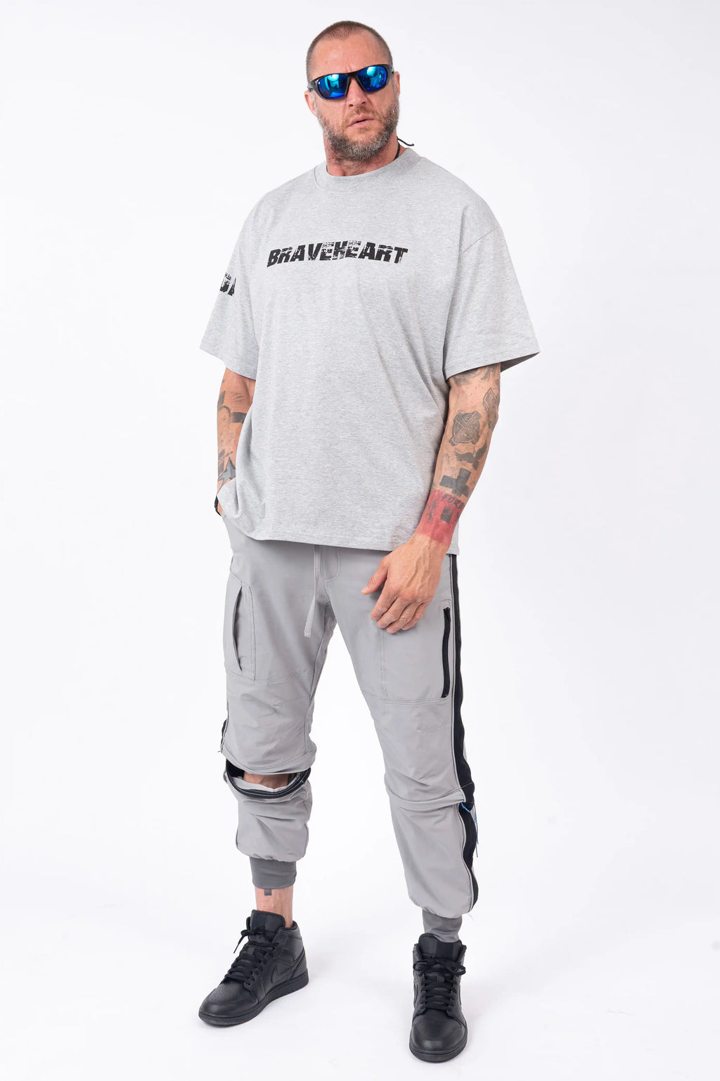Luda - Grey Melange BraveHeart T-Shirt