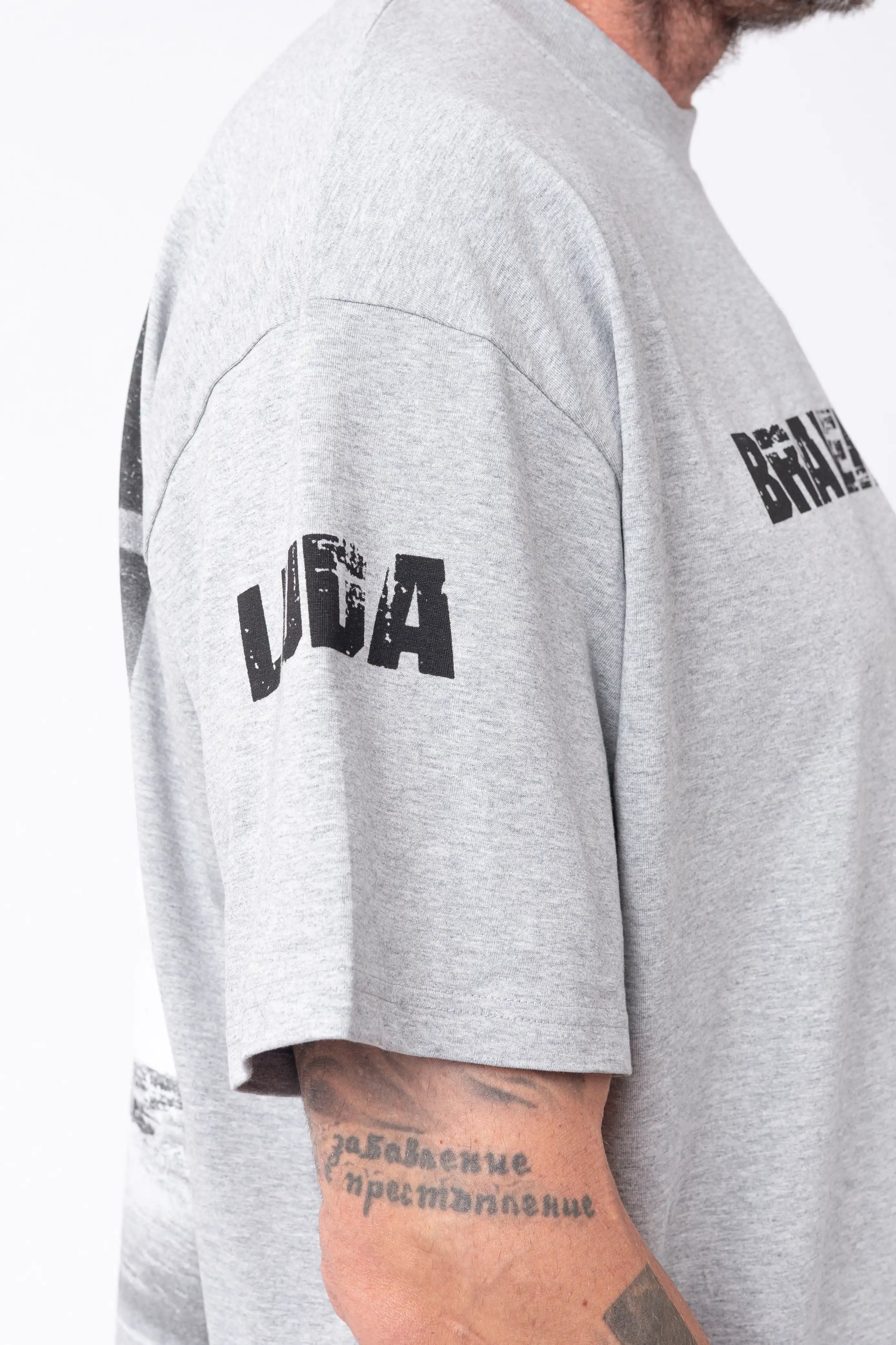 Luda - Grey Melange BraveHeart T-Shirt