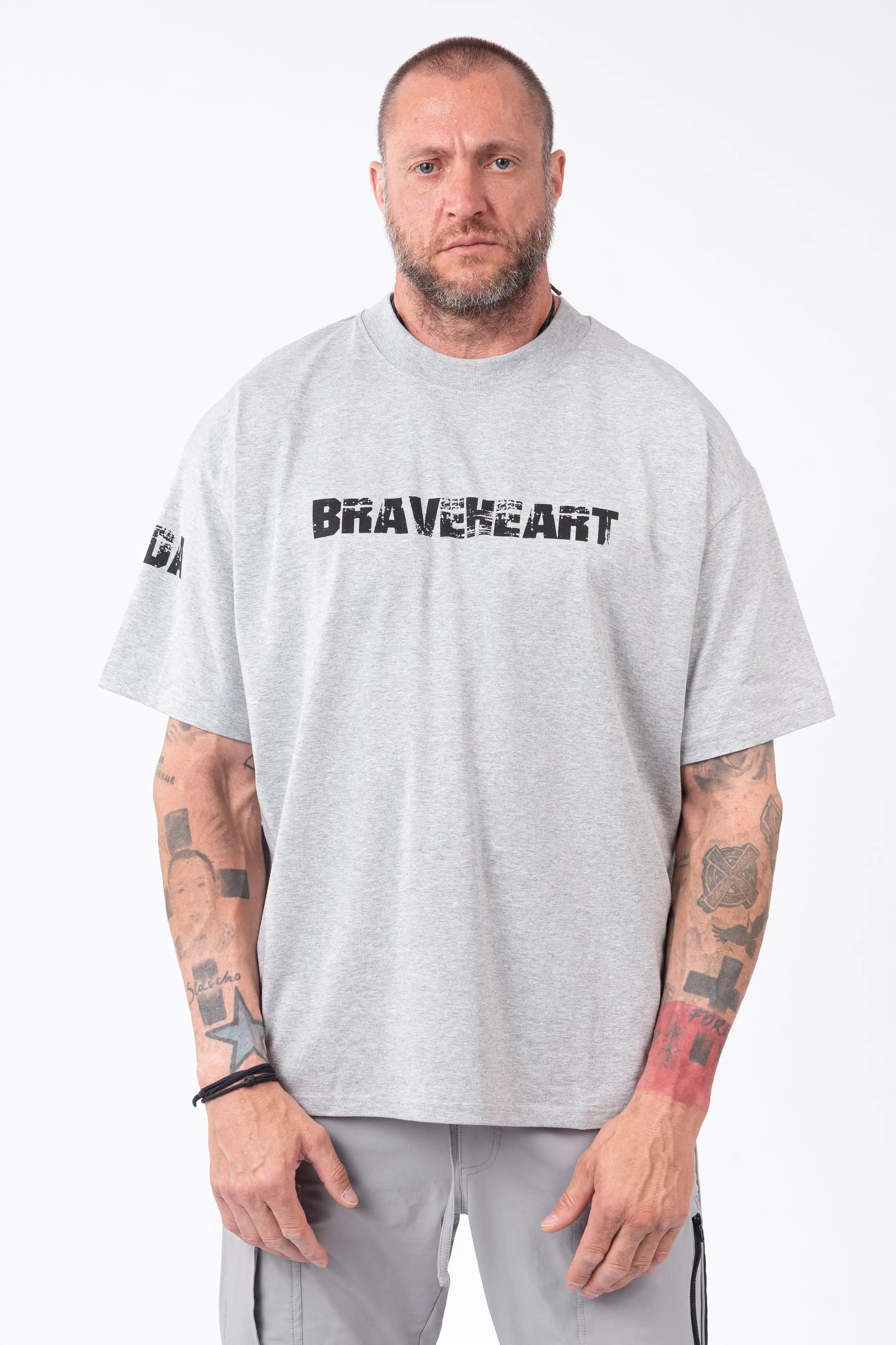 Luda - Grey Melange BraveHeart T-Shirt