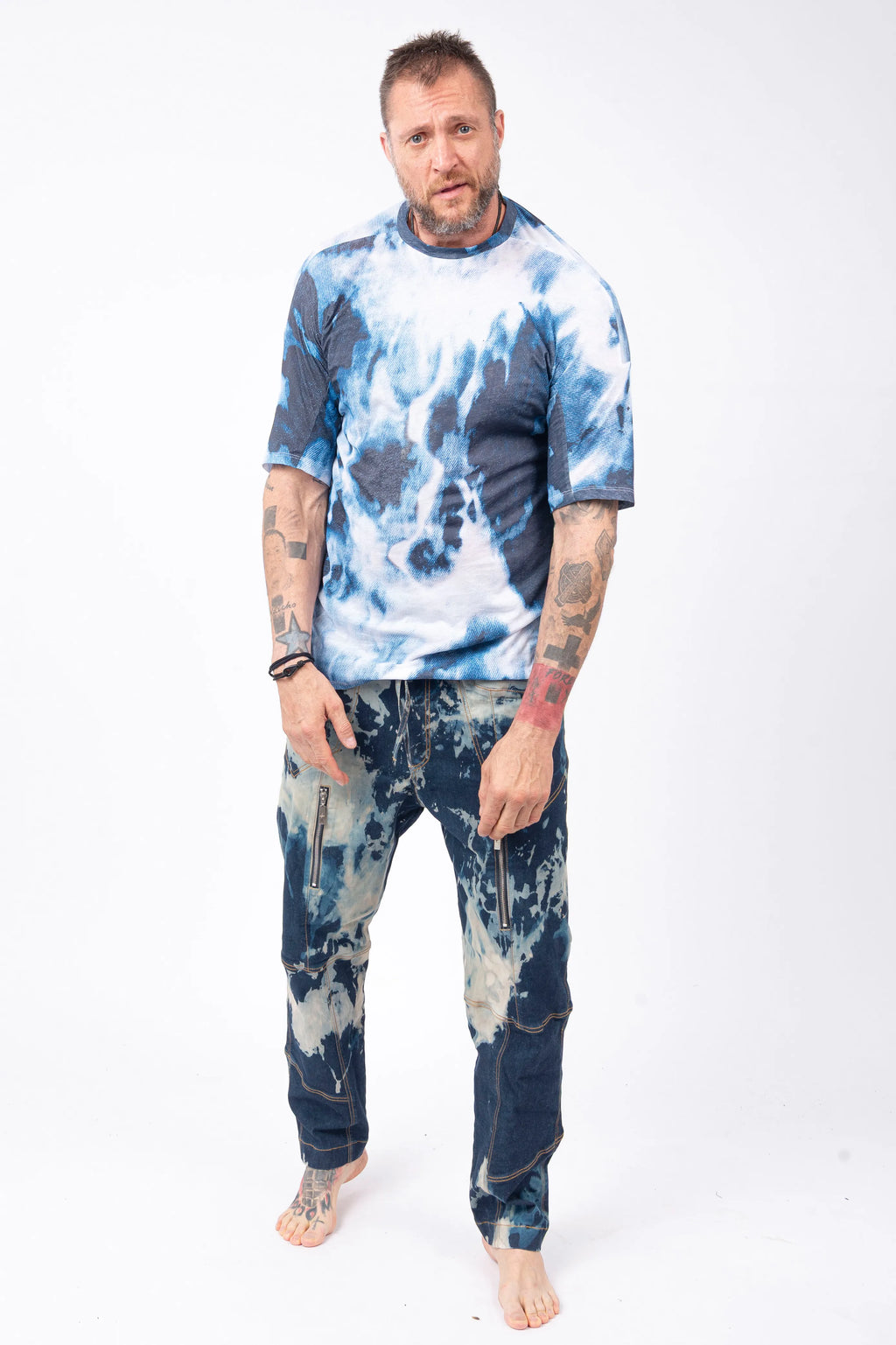Luda - Blue Splatter T-Shirt