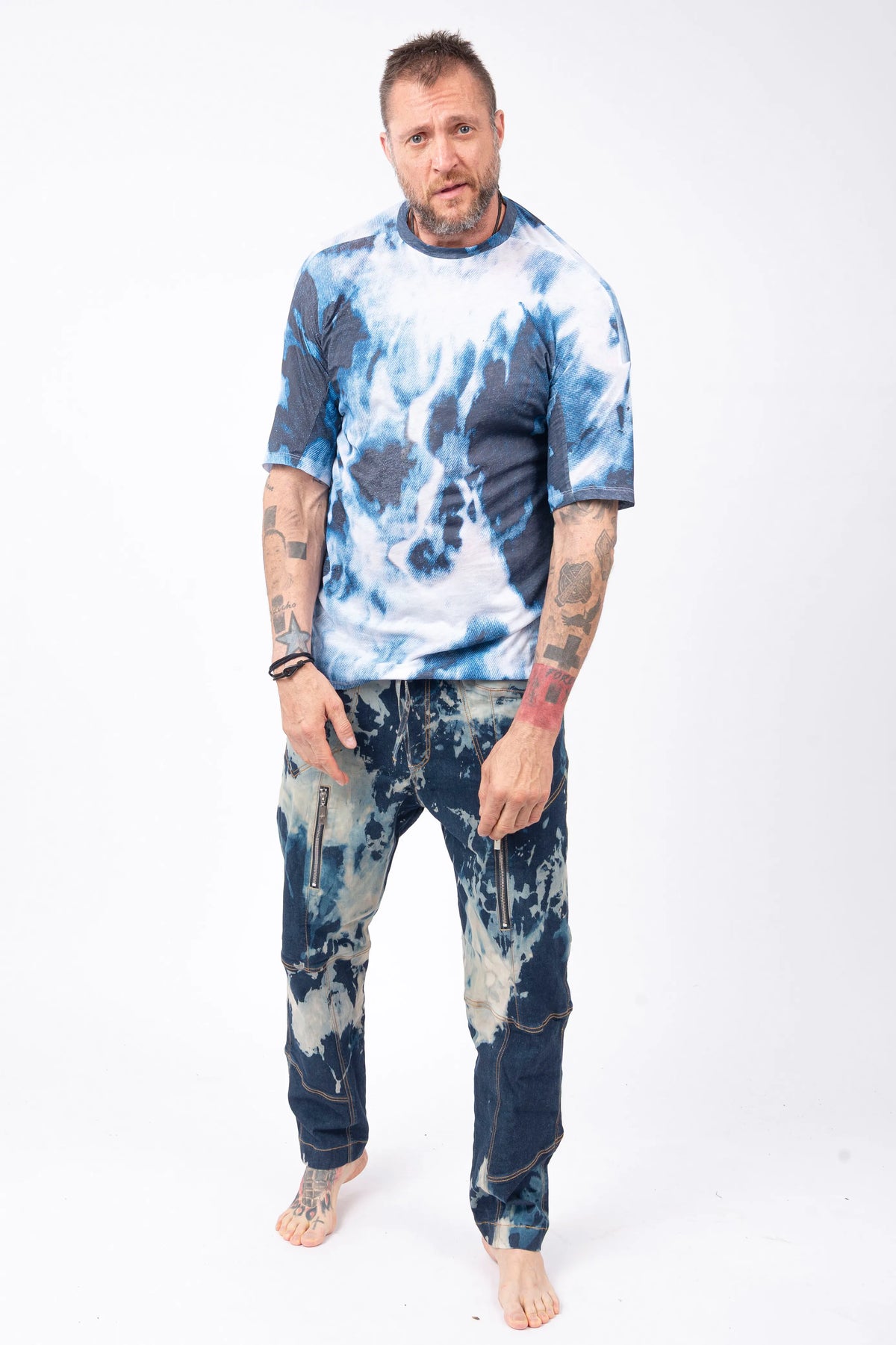 Luda - Blue Splatter T-Shirt