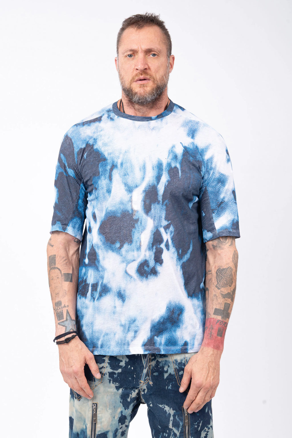 Luda - Blue Splatter T-Shirt