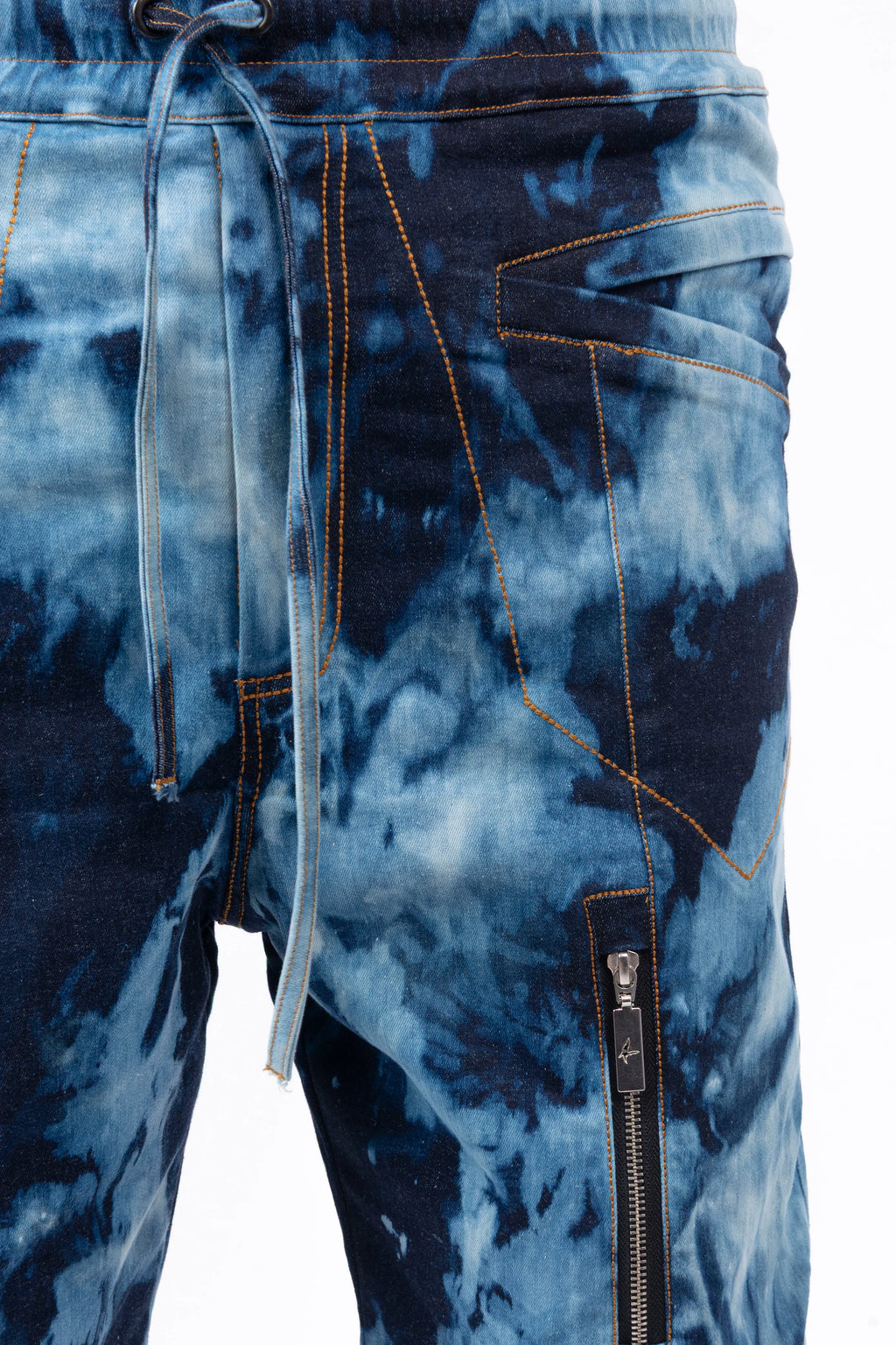 Luda - Ocean Splash Stretch Denim Shorts