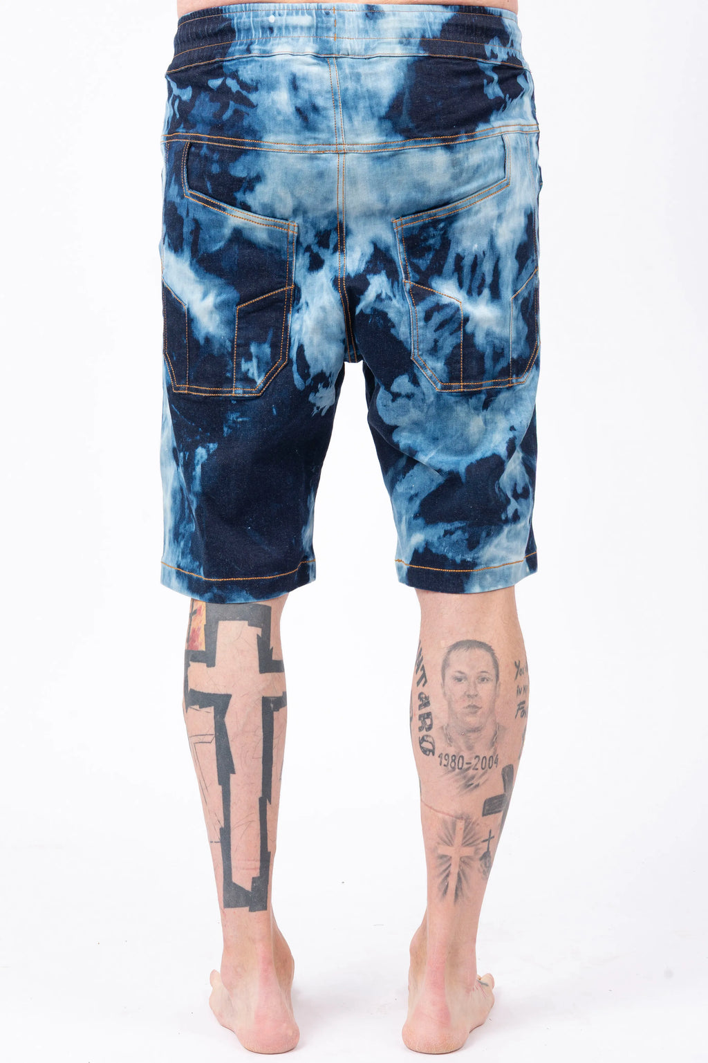 Luda - Ocean Splash Stretch Denim Shorts