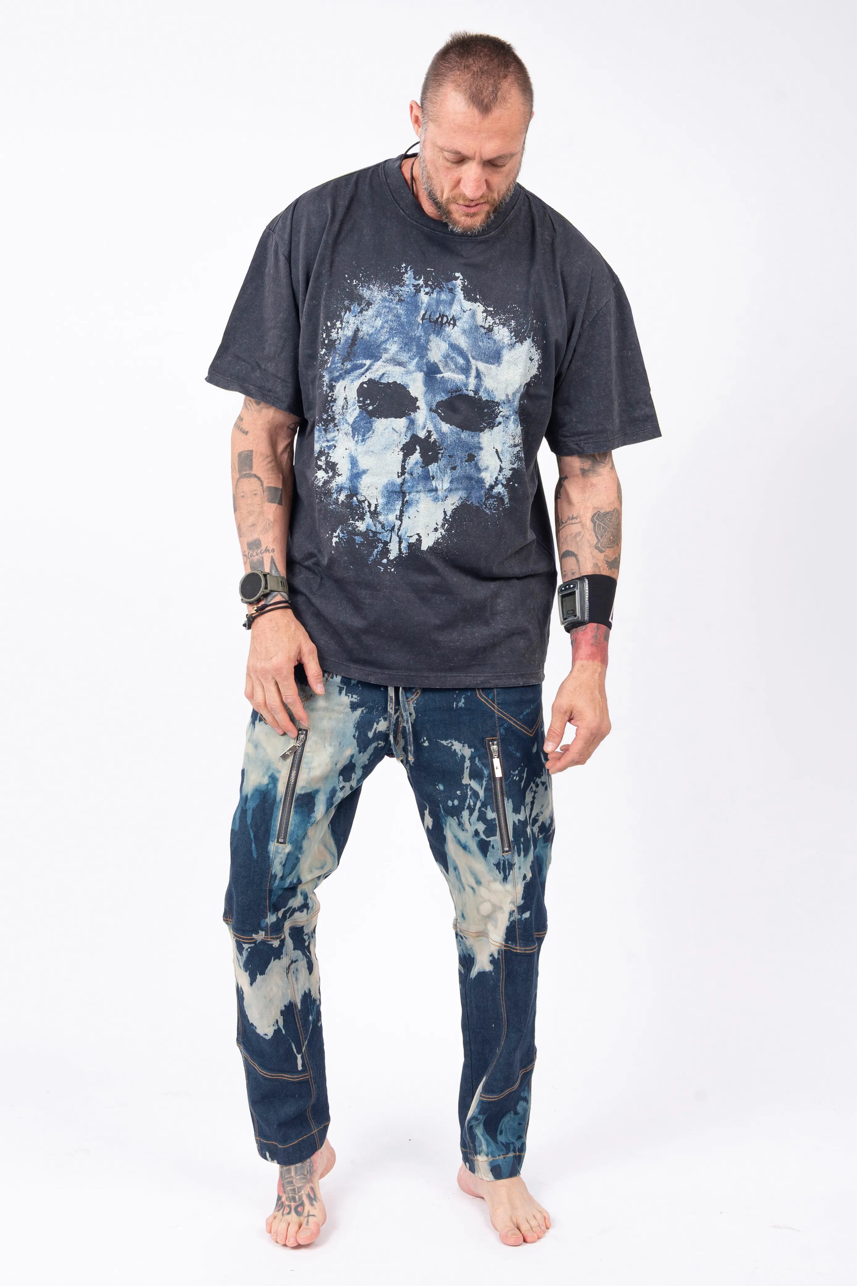 Luda - Ocean Blue Denim Pants