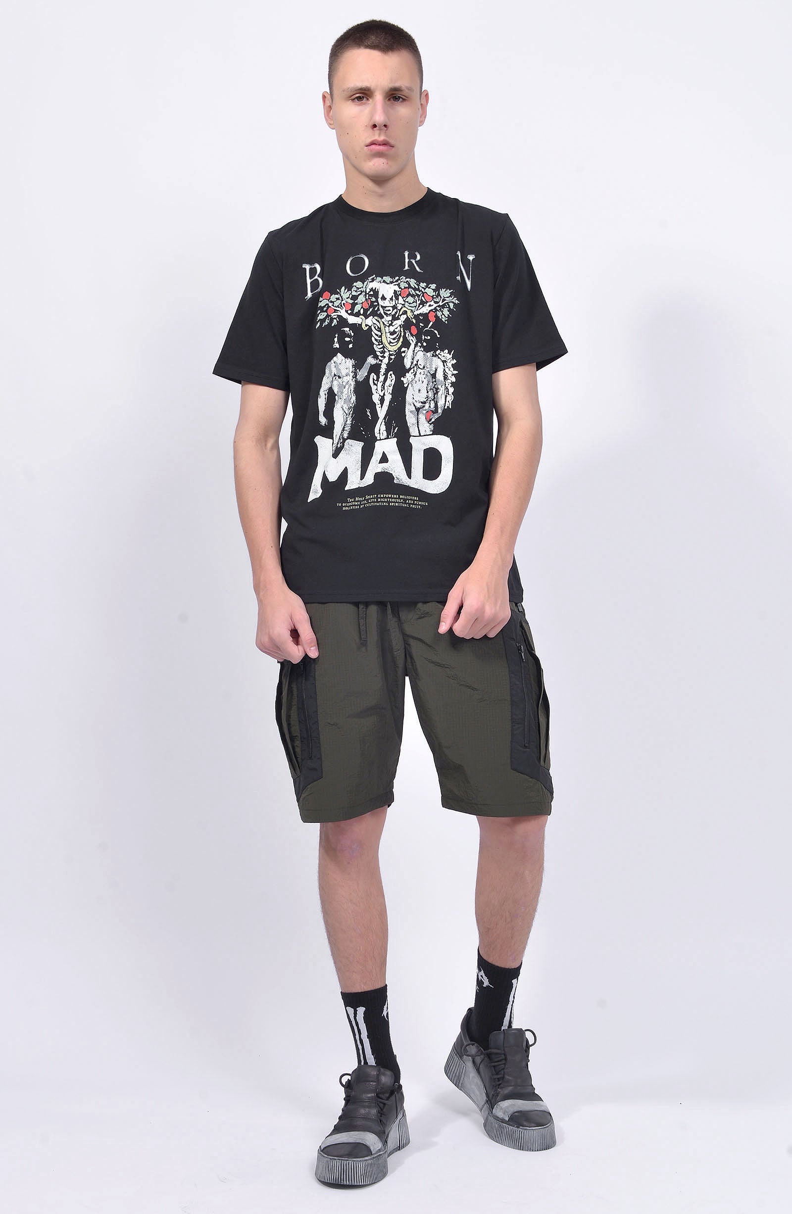 Luda - Green/Black Shorts